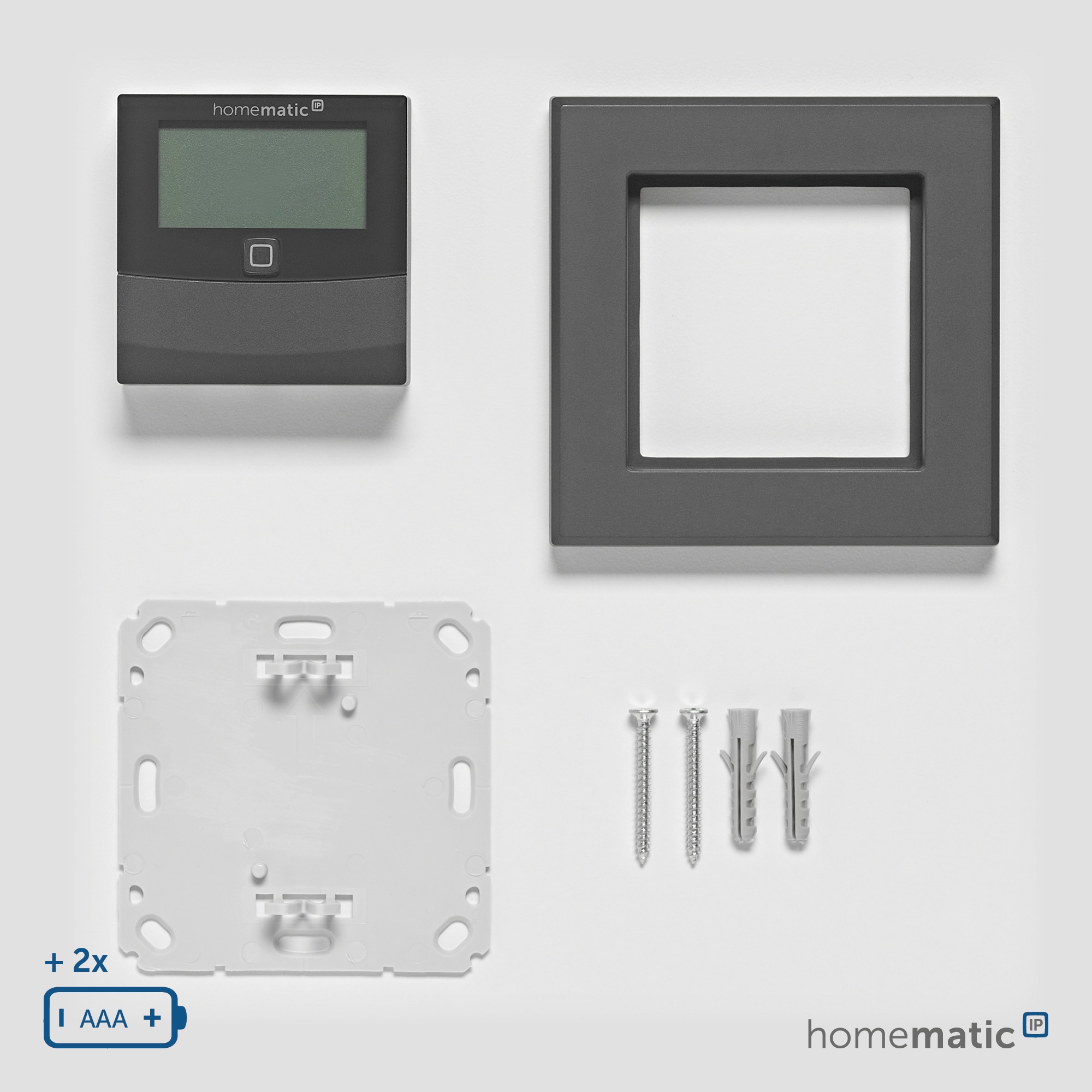 HOMEMATIC IP Temperatur und Luftfeuchtigkeitssensor mit Display-innen HOMEMATIC IP Temperatur und Luftfeuchtigkeitssensor mit Display-innen