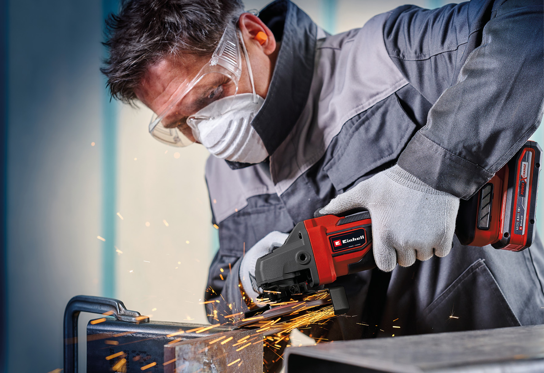 EINHELL PROFESSIONAL Akku-Winkelschleifer TP-AG 18/ 125 CE Q Li-Solo EINHELL PROFESSIONAL Akku-Winkelschleifer TP-AG 18/ 125 CE Q Li-Solo