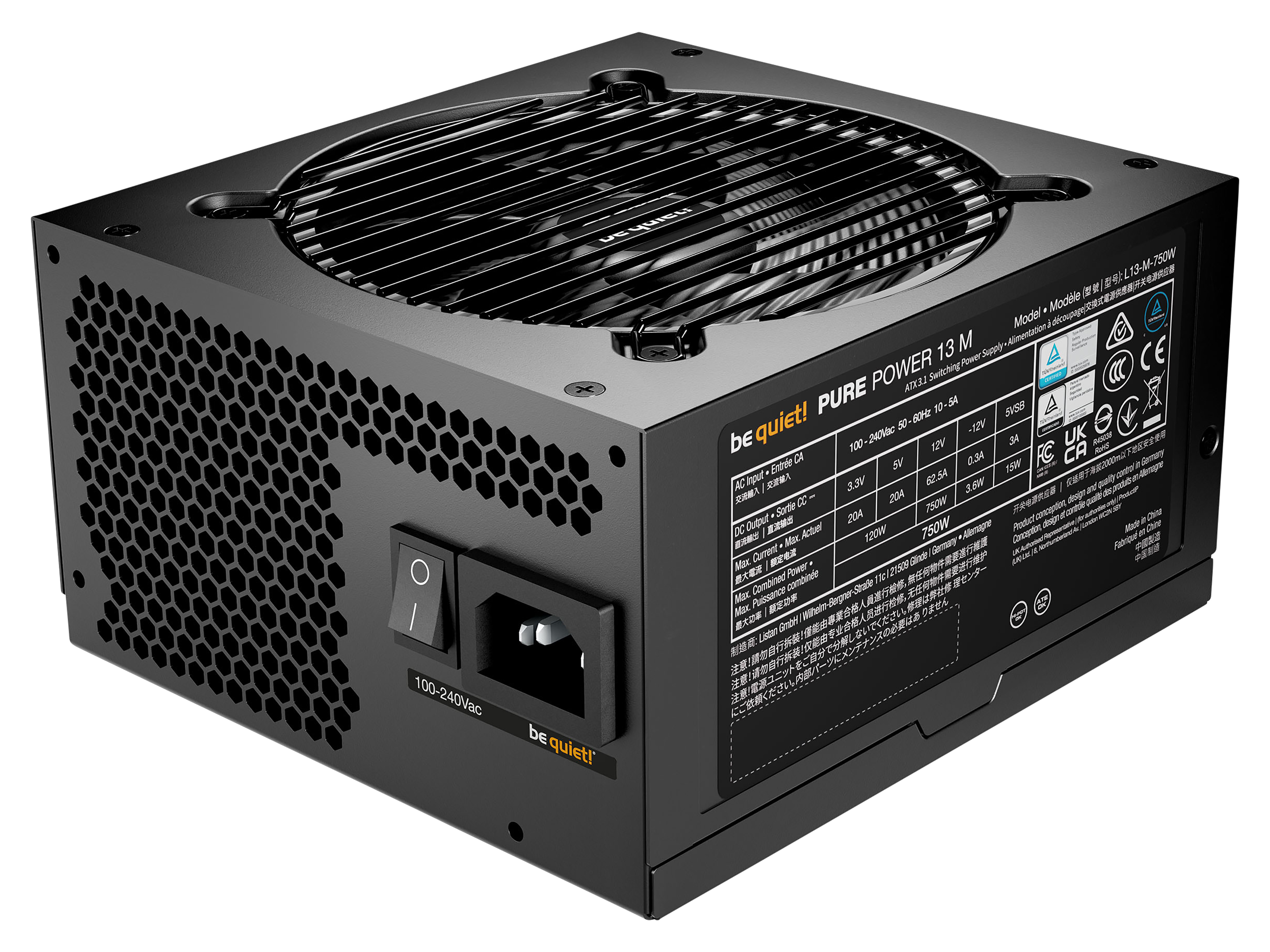BE QUIET! PC-Netzteil Pure Power 13M 750W