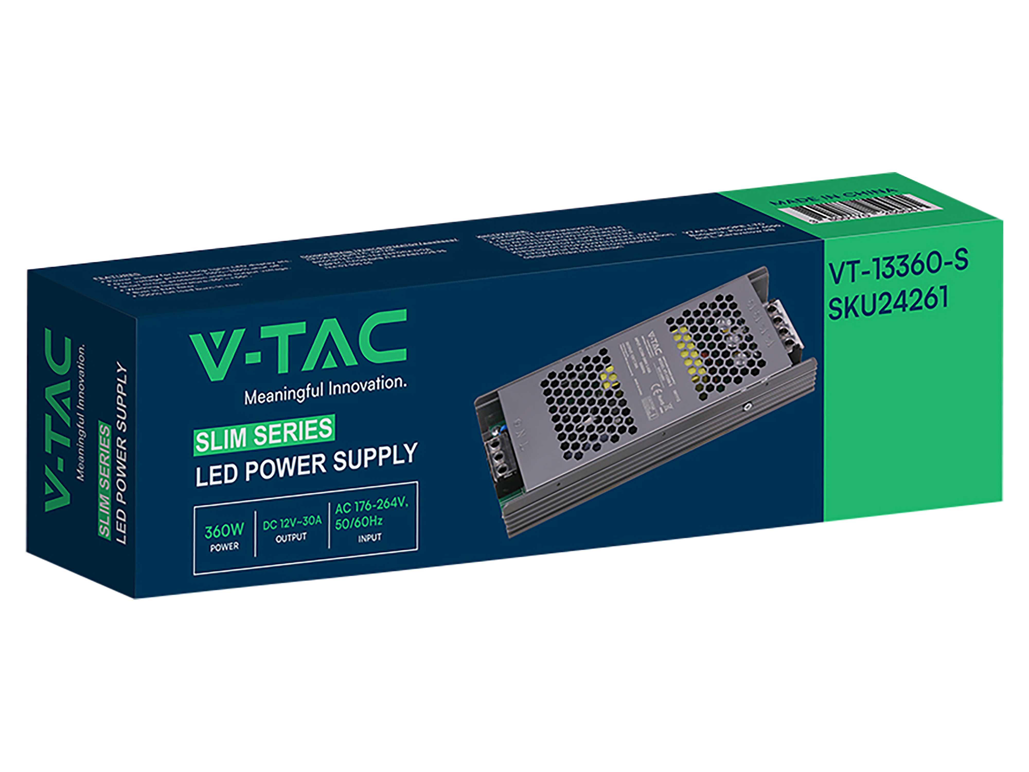 V-TAC Schaltnetzteil, VT-24261, 12V/30A, 360W, IP20