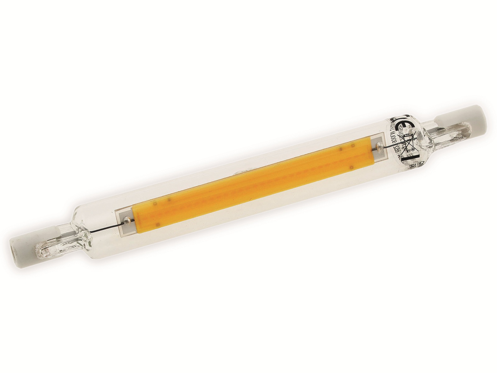 CHILITEC LED-Lampe R7s, EEK: E, 8 W, 930 lm, 2900 K, warmweiß, COB, 118 mm CHILITEC LED-Lampe R7s, EEK: E, 8 W, 930 lm, 2900 K, warmweiß, COB, 118 mm