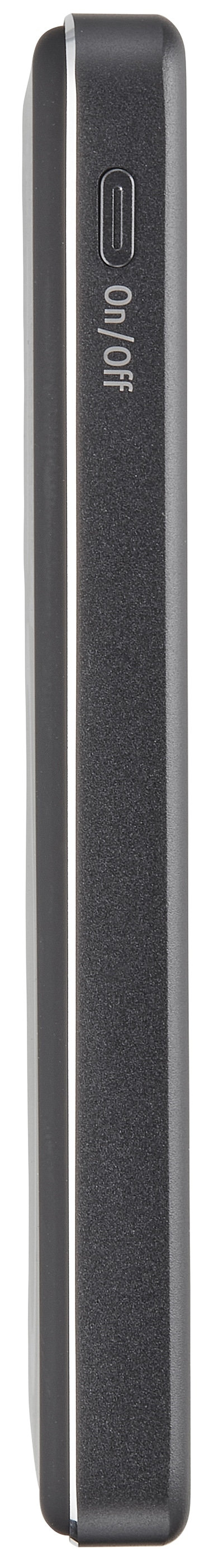 INTENSO Powerbank Magnetic Wireless, MW 5000, 5000 mAh, grau