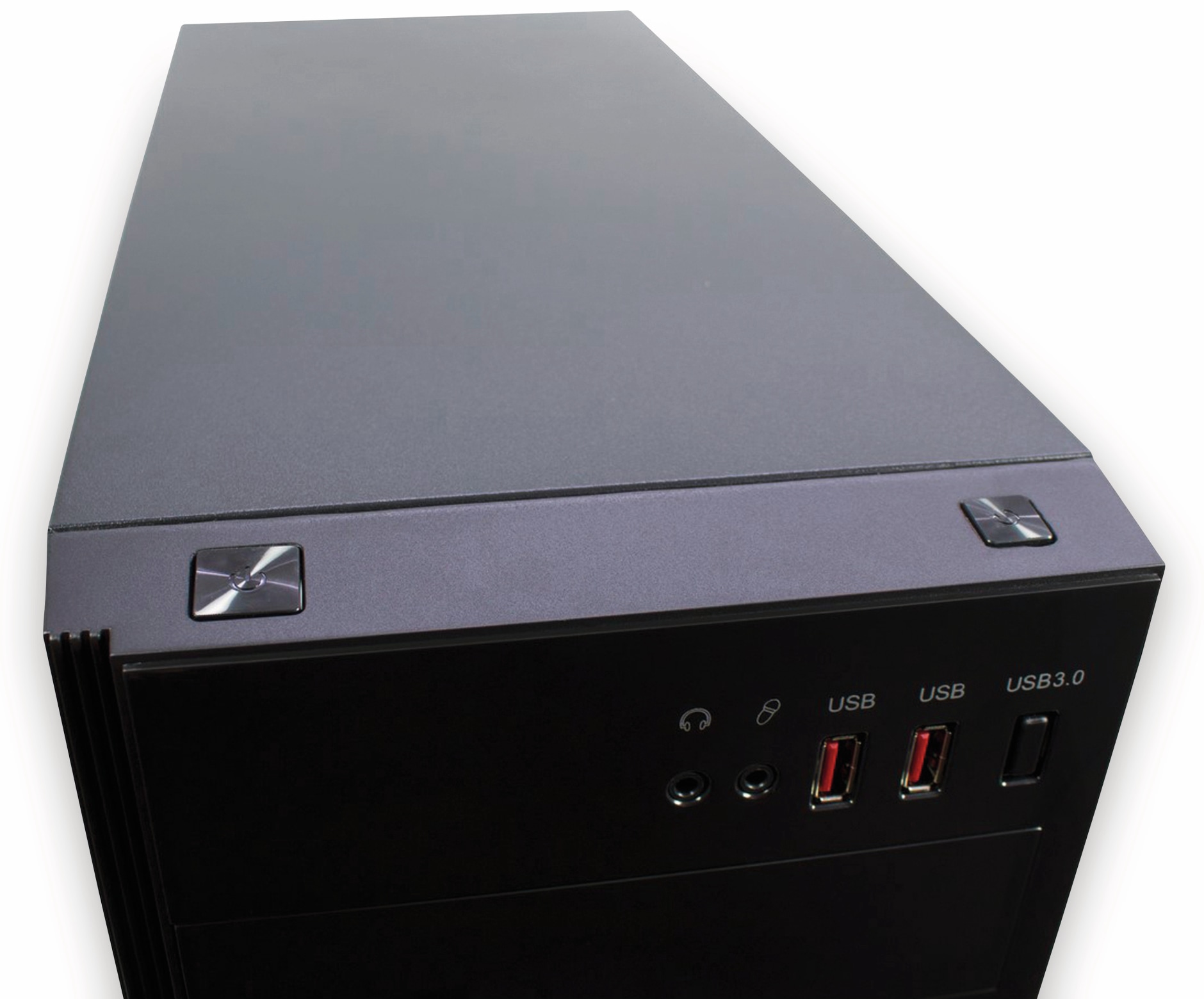 INTER-TECH PC-Gehäuse B-42, schwarz-blau