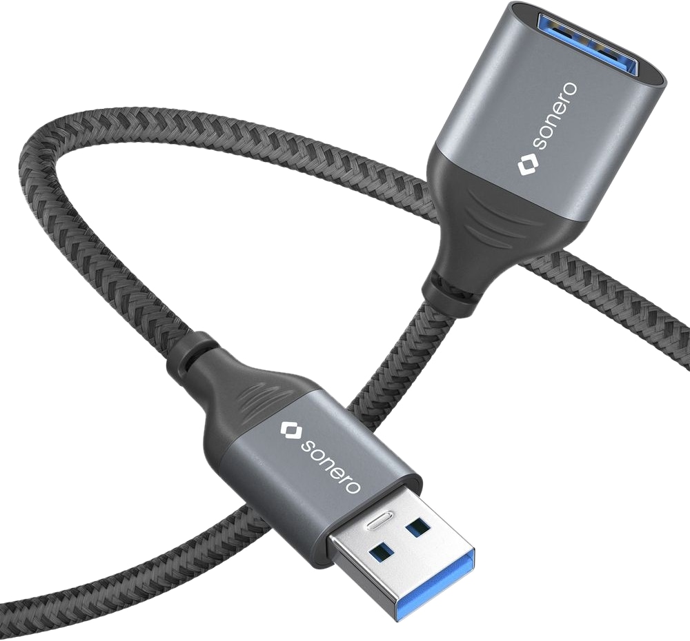 SONERO USB 3.0 Verlängerung SPC-U055-005 0,5m grau-schwarz