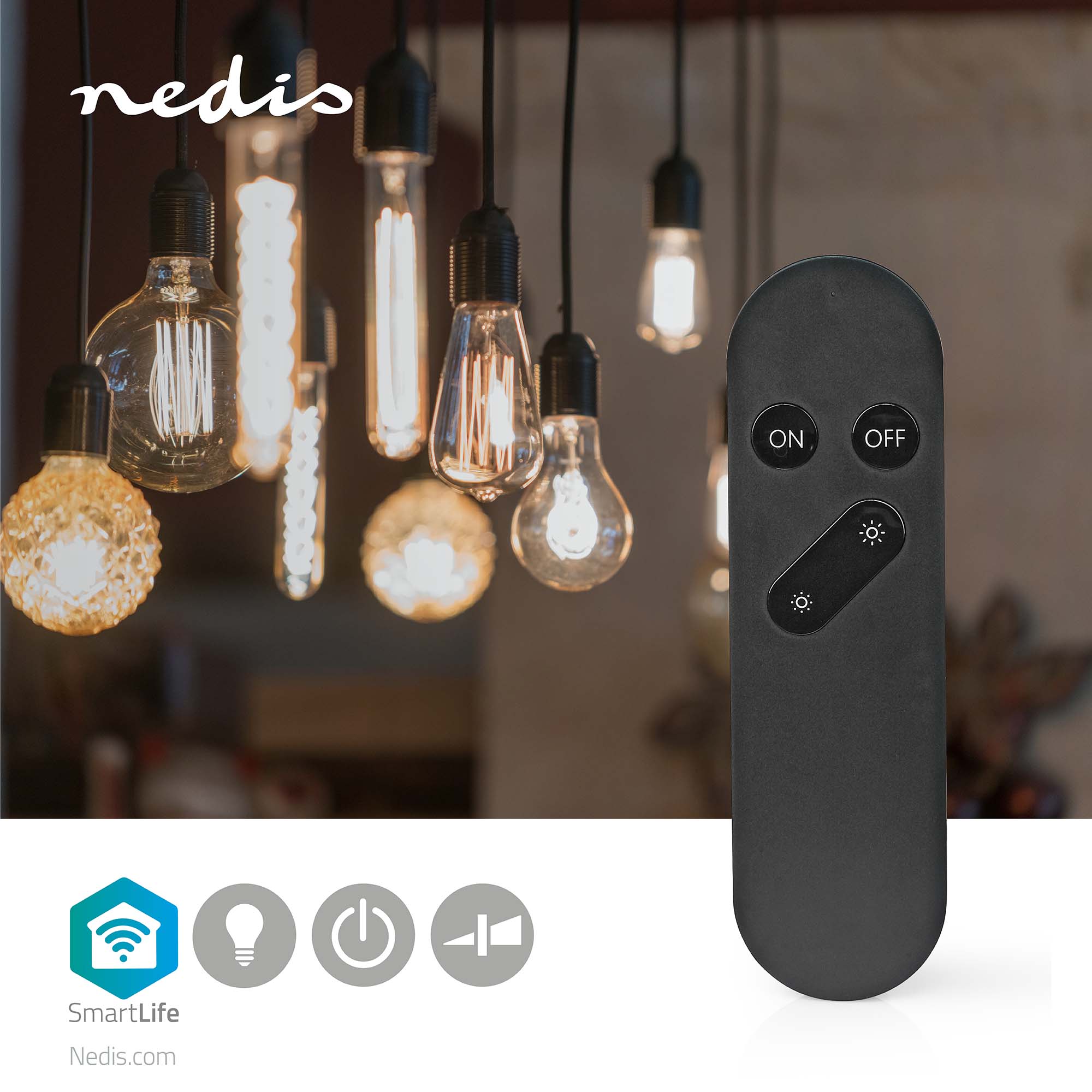NEDIS Fernbedienung SmartLife, schwarz