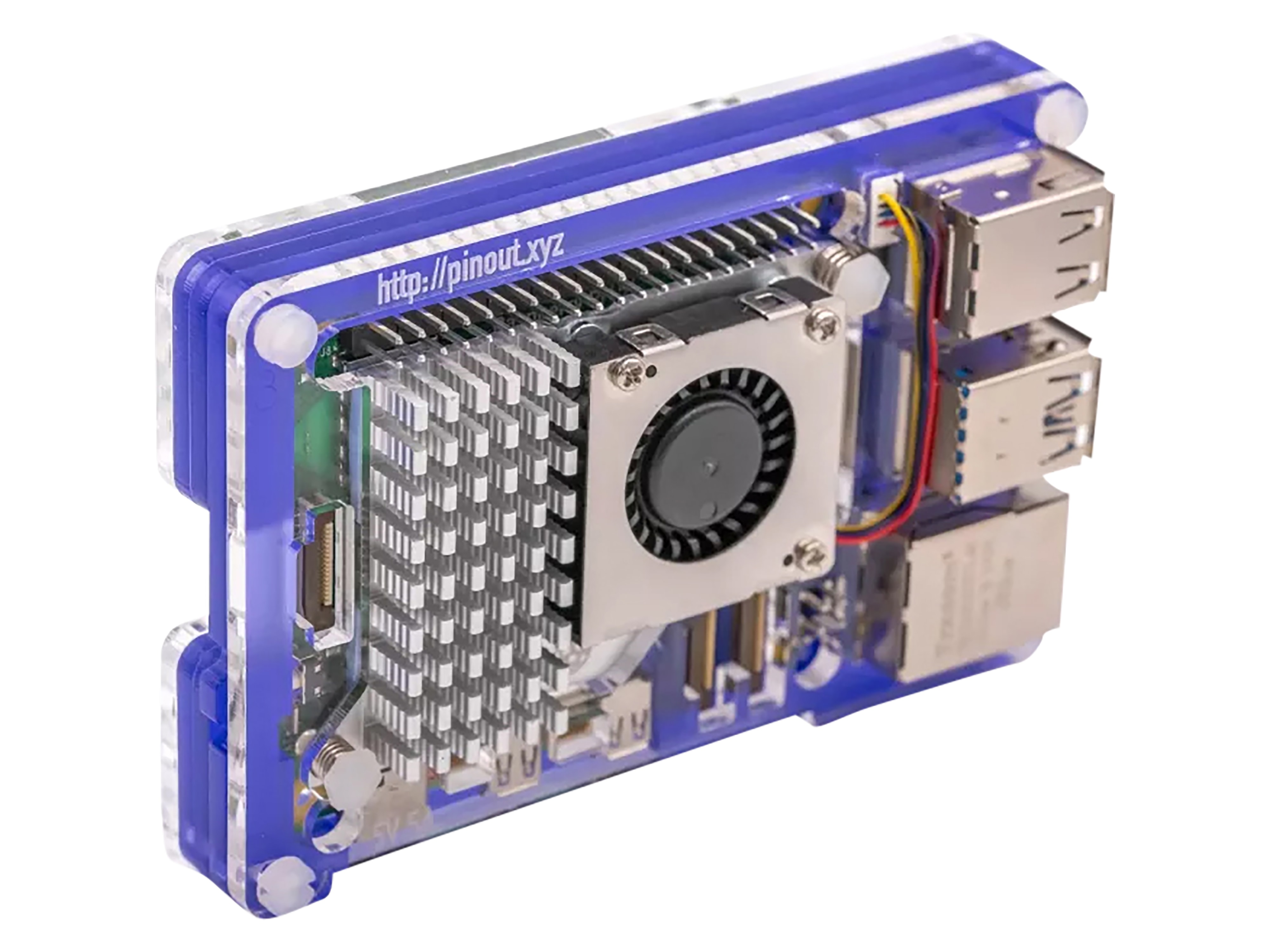 PIMORONI Pibow Gehäuse für Raspberry Pi 5, Lila, PIM679 PIMORONI Pibow Gehäuse für Raspberry Pi 5, Lila, PIM679
