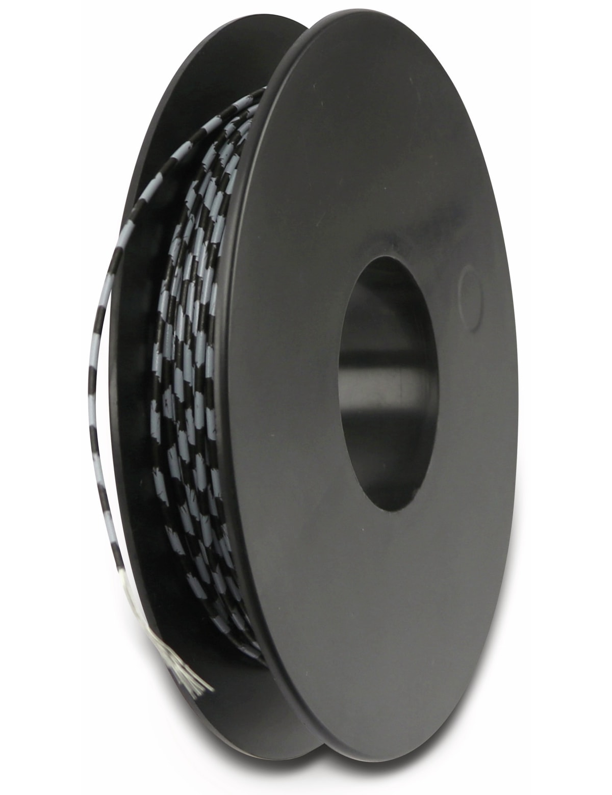 RAUTRONIC Litze, 1x0,14, 25m Spule, grau/schwarz, LIYV