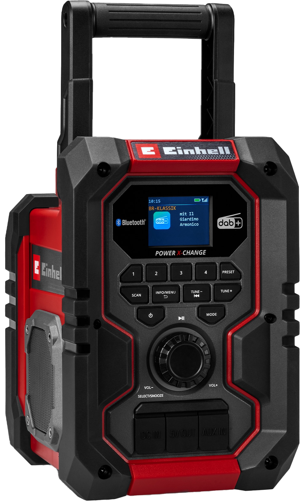 EINHELL Akku-Radio TE-CR 18 Li DAB+/FM/BT, 3407995, Solo