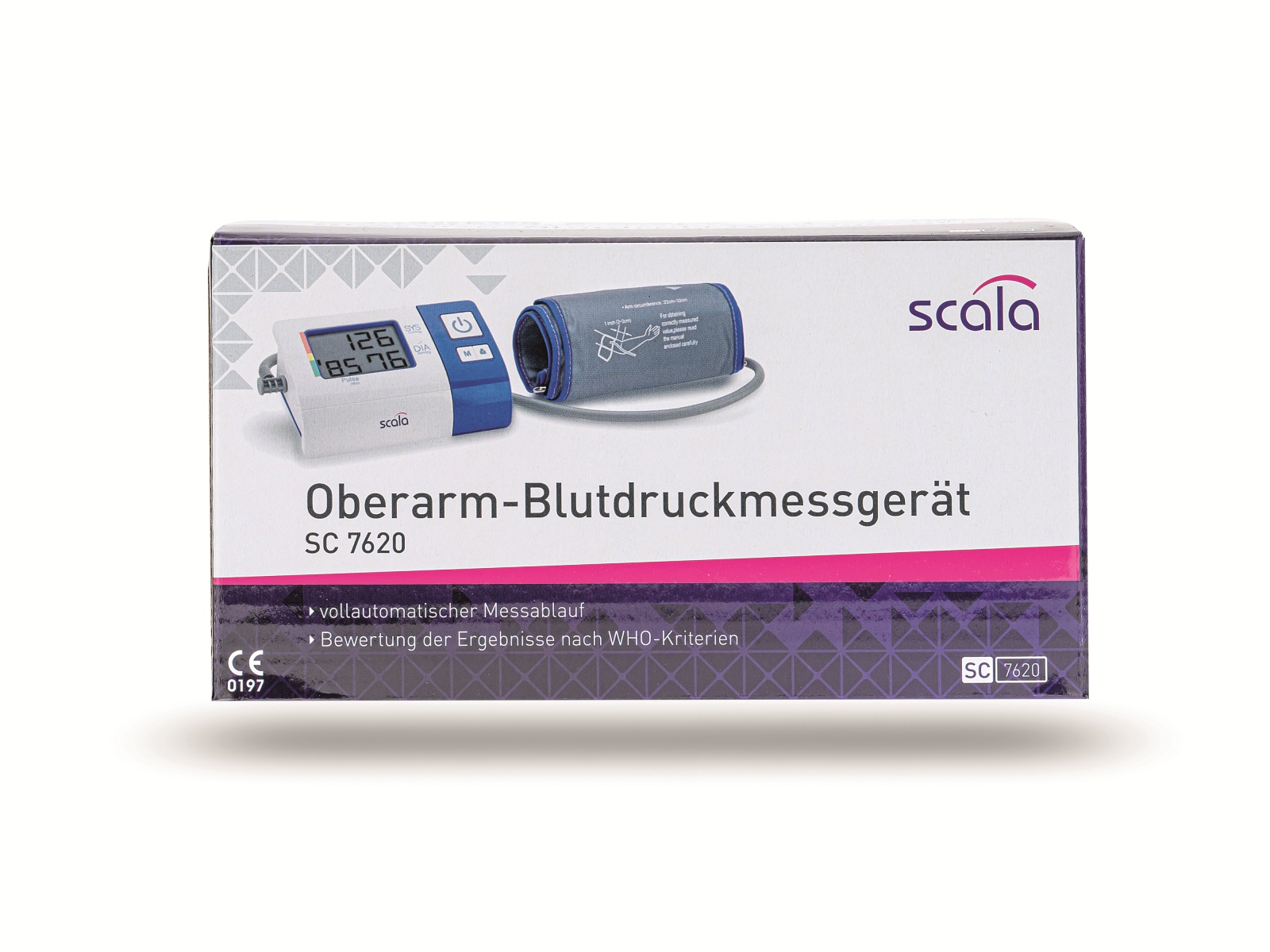 SCALA Oberarm-Blutdruckmessgerät SC 7620 SCALA Oberarm-Blutdruckmessgerät SC 7620
