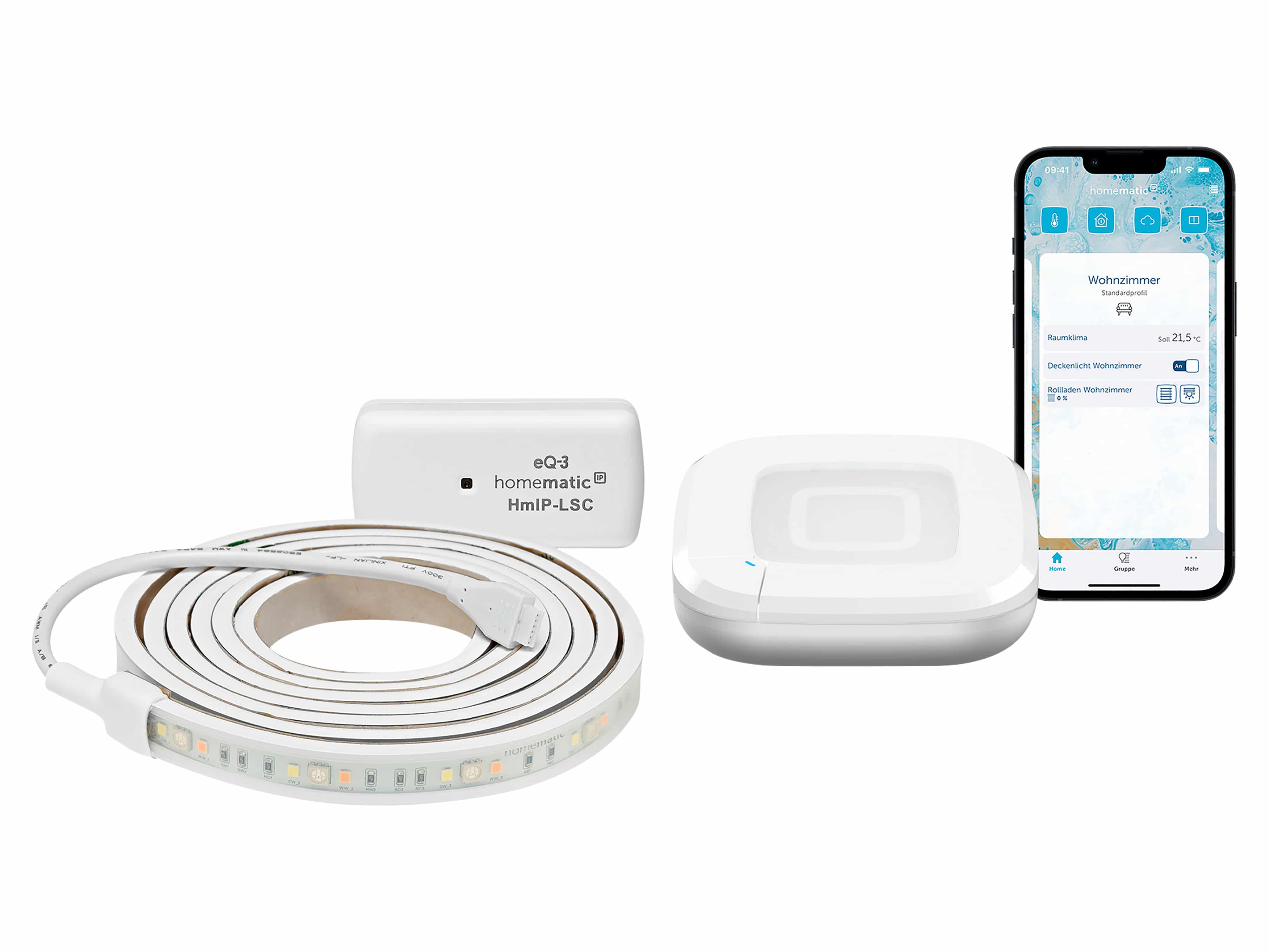 HOMEMATIC IP Starterset Lightstrip Set + Access Point 2