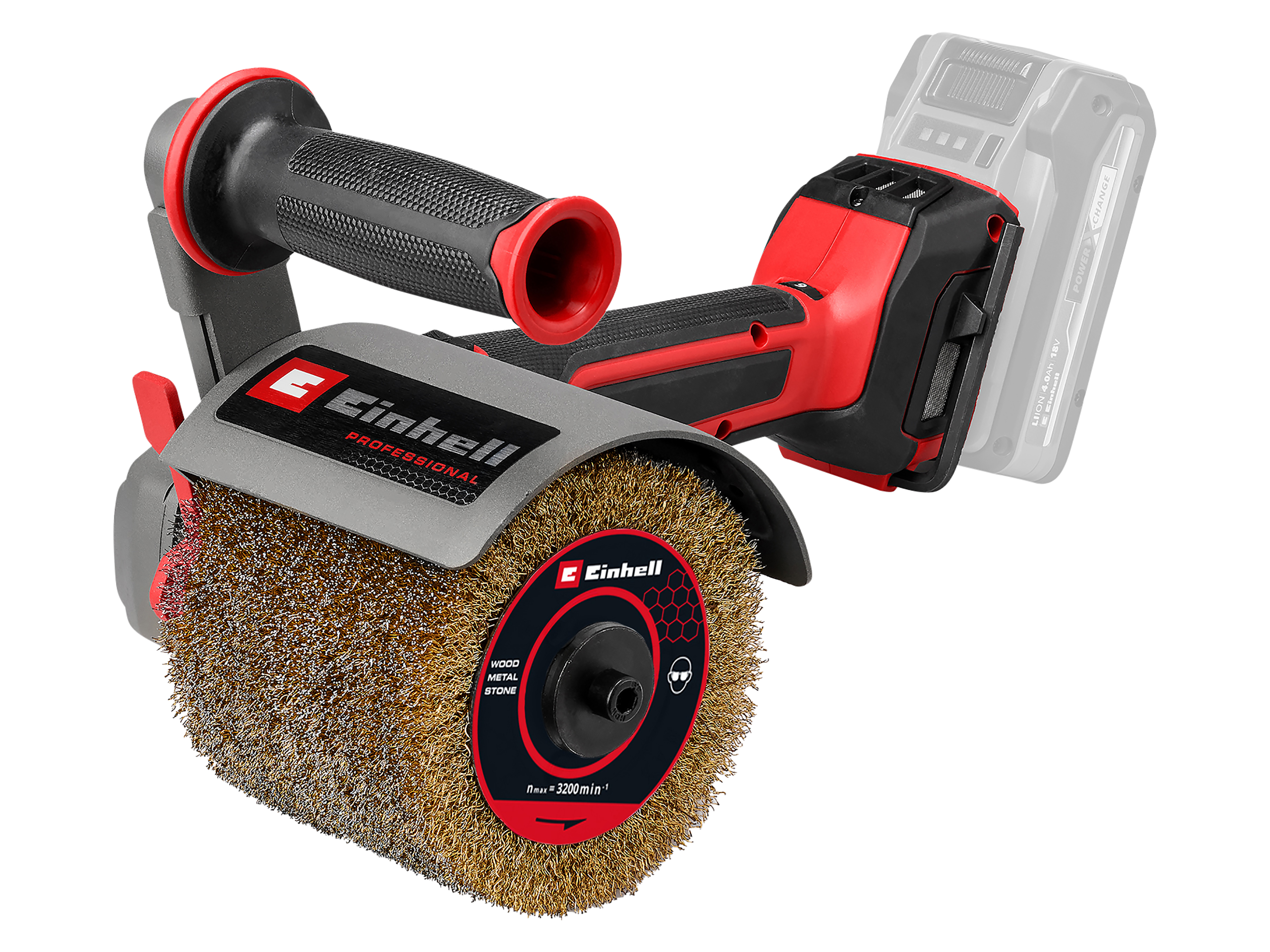 EINHELL PROFESSIONAL Akku-Bürstenschleifer TP-BR 18/32 Li BL, 4468000, Solo EINHELL PROFESSIONAL Akku-Bürstenschleifer TP-BR 18/32 Li BL, 4468000, Solo