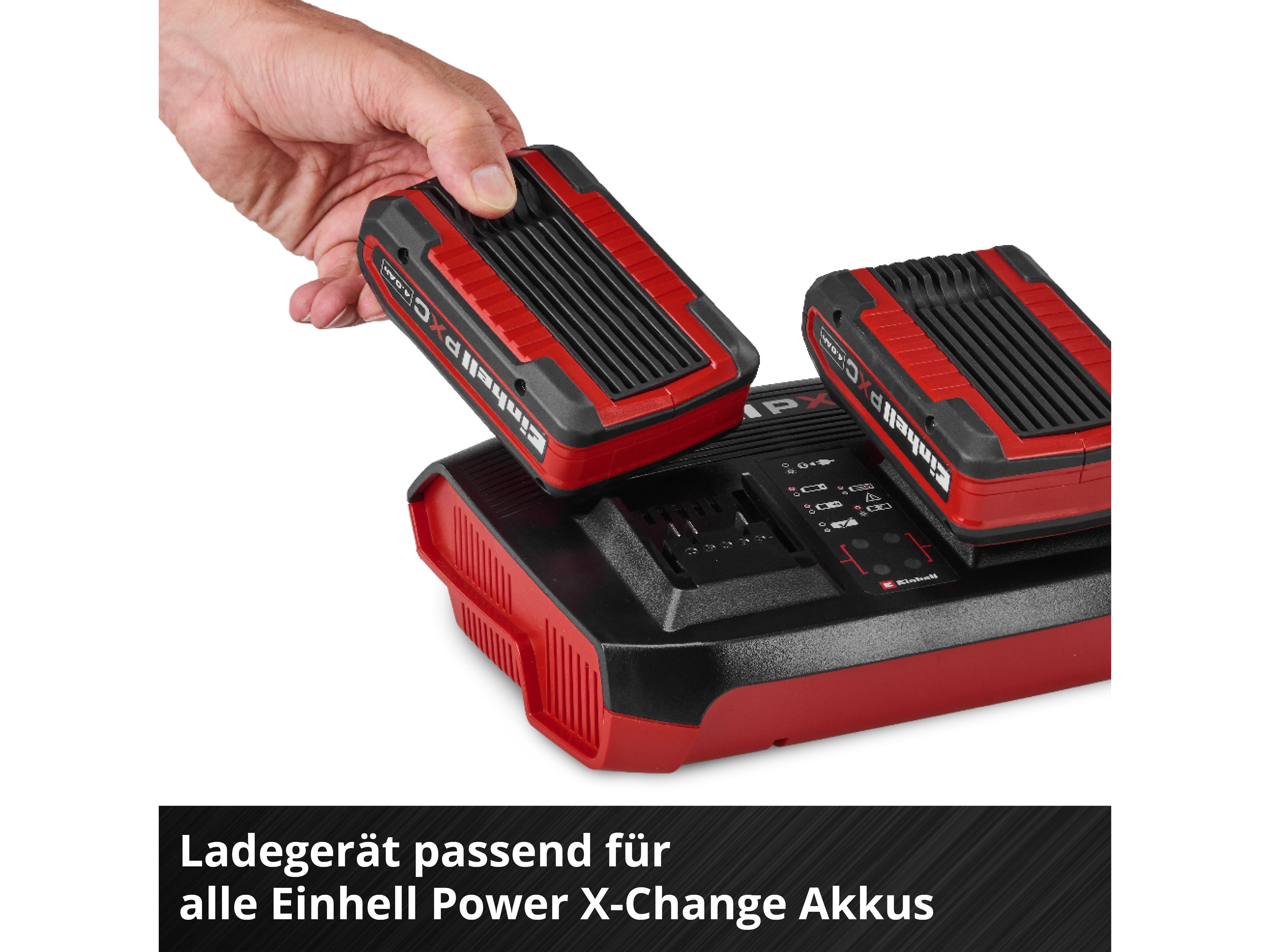 EINHELL PXC-Ladegerät Power X-Twincharger 4 A, 4512161 EINHELL PXC-Ladegerät Power X-Twincharger 4 A, 4512161