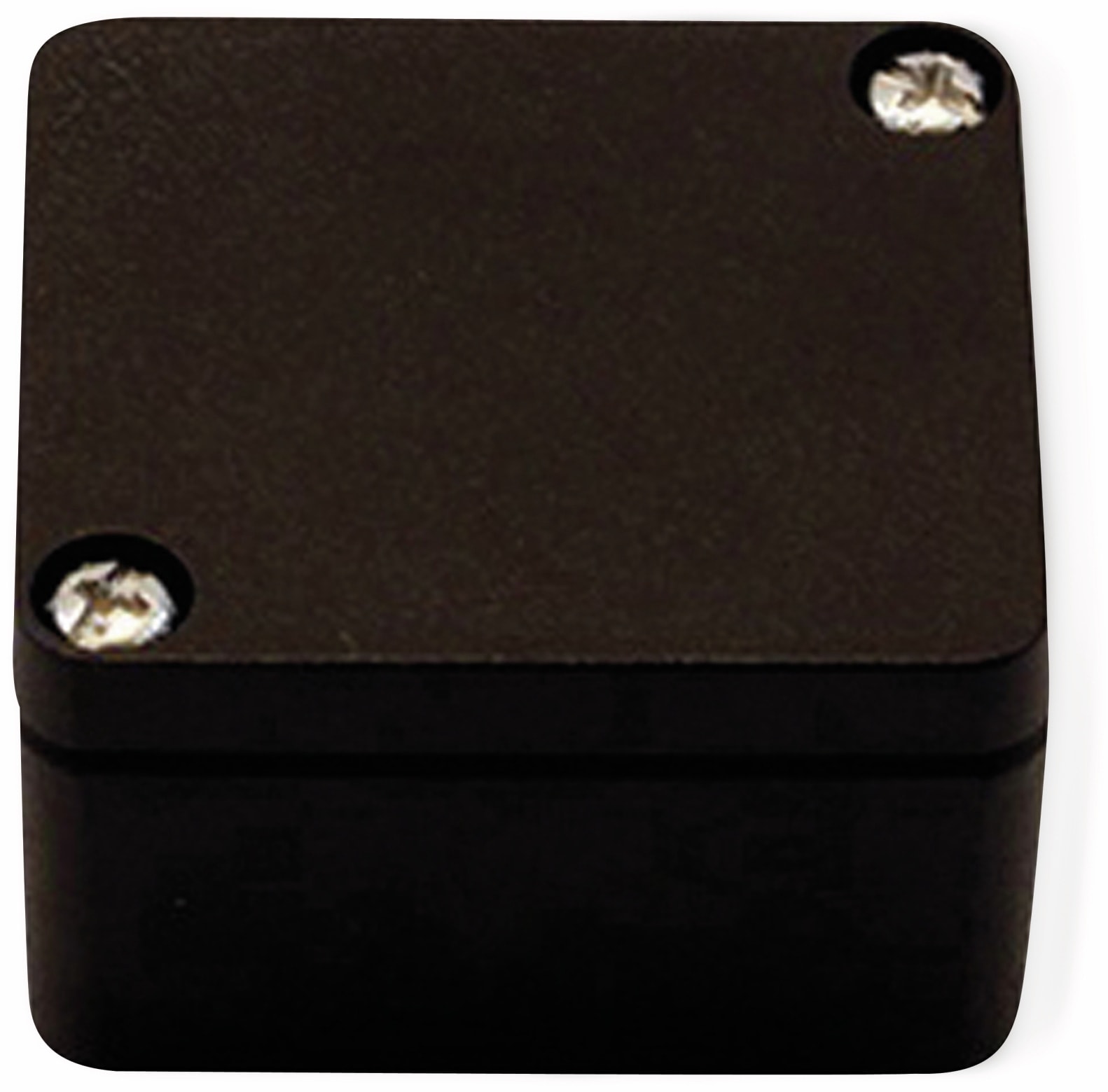 Alu-Gehäuse Efabox, 80x75x57 mm, schwarz, IP68 Alu-Gehäuse Efabox, 80x75x57 mm, schwarz, IP68