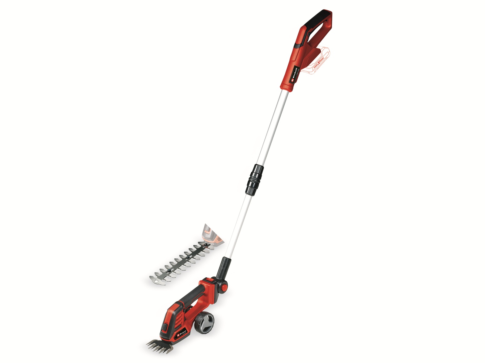 EINHELL Akku-Gras- und Strauchschere GE-CG 18/100 Li T + Starterset