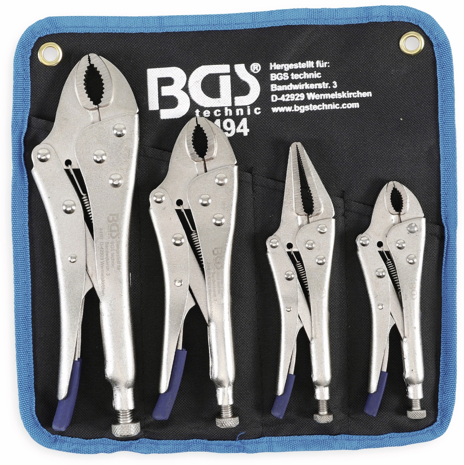 BGS TECHNIC Gripzangen-Set 494, 4-teilig BGS TECHNIC Gripzangen-Set 494, 4-teilig