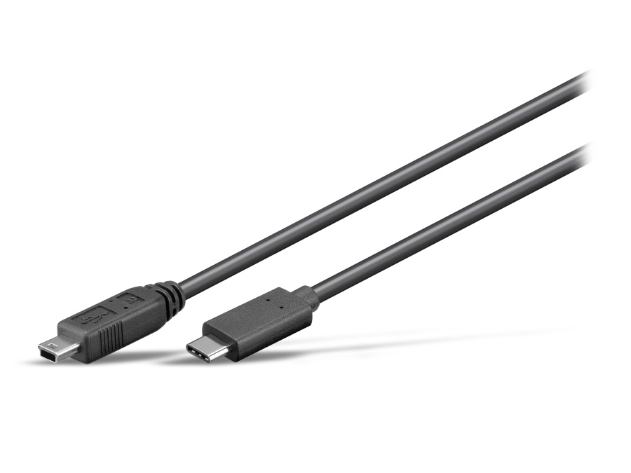 GOOBAY USB 2.0 Adapterkabel Mini-B/C, 0,5 m GOOBAY USB 3.1 Adapterkabel Mini-B/C, 0,5 m