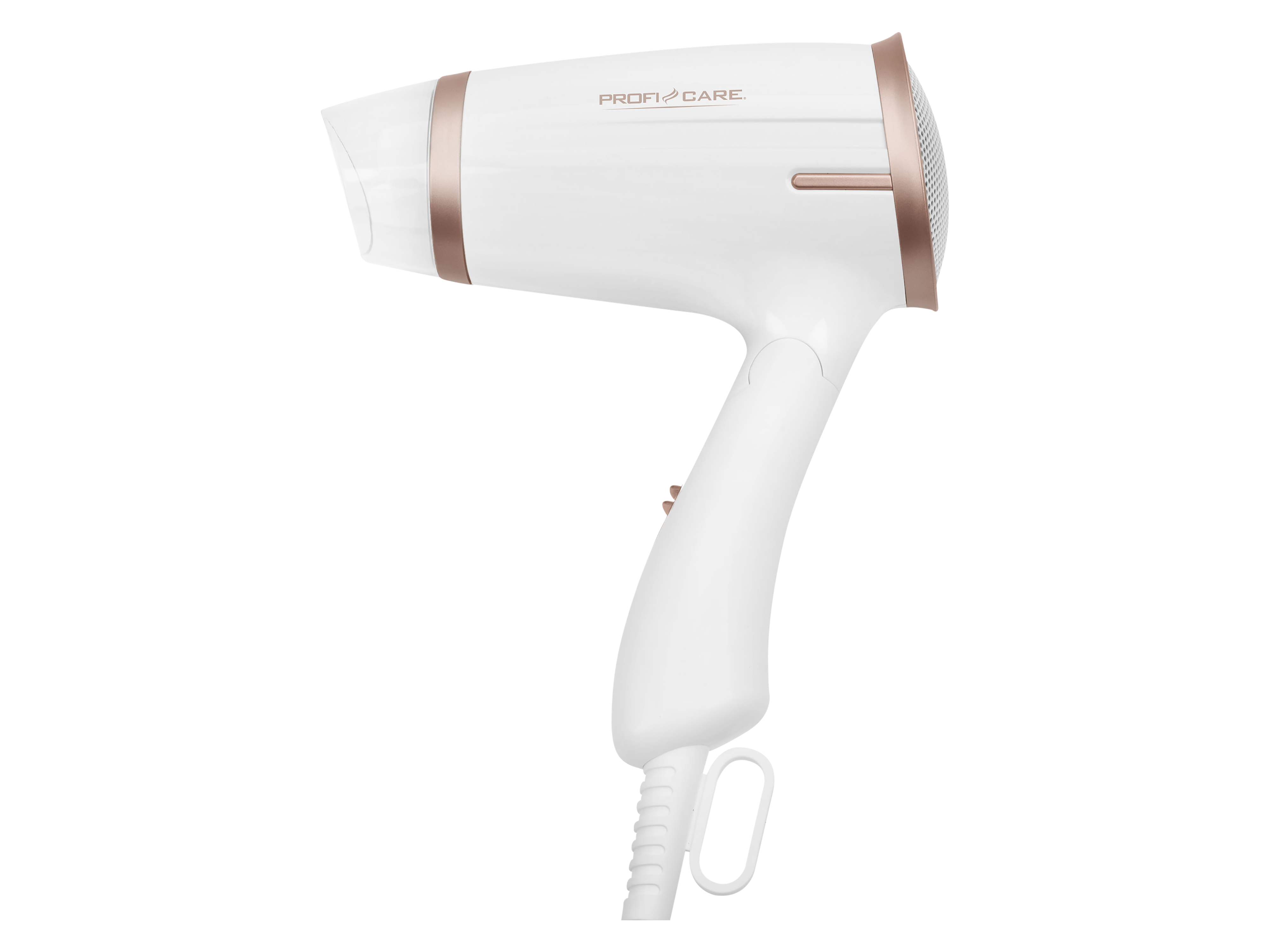 PROFICARE Haartrockner PC-HT 3009, Klappgriff, kompakt, 1400W, weiß-chanpanger