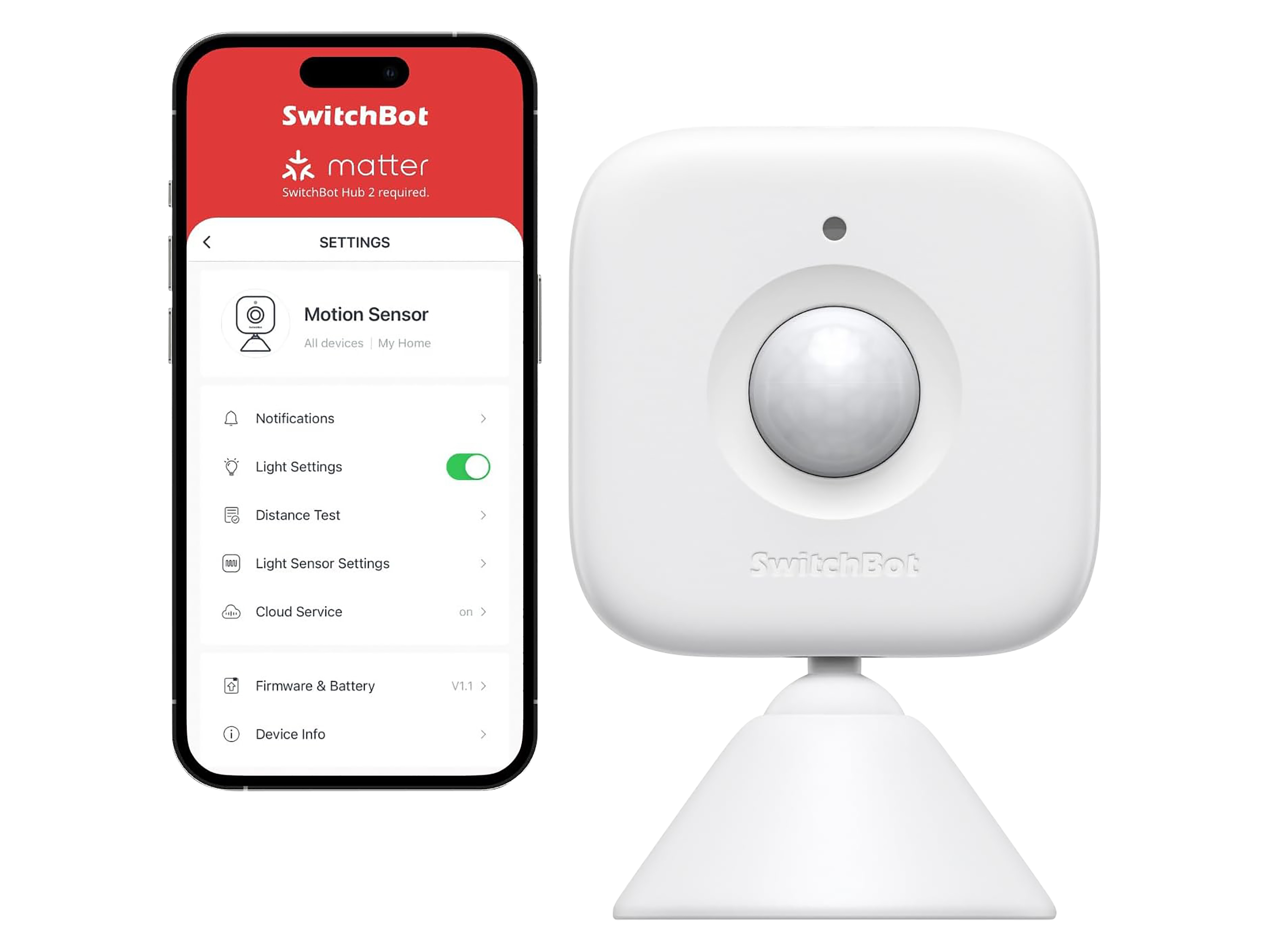 SWITCHBOT Smarter Bewegungsmelder, Motion Sensor, weiß SWITCHBOT Smarter Bewegungsmelder, Motion Sensor, weiß