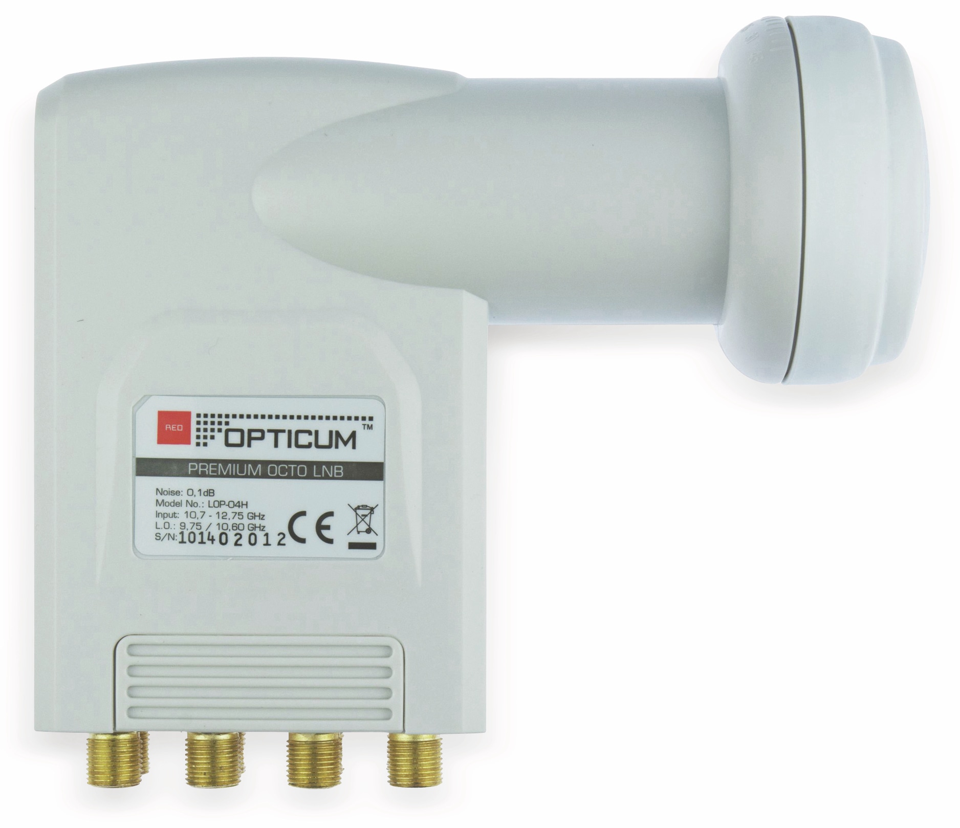 RED OPTICUM Universal Octo-LNB LOP-04H RED OPTICUM Universal Octo-LNB LOP-04H