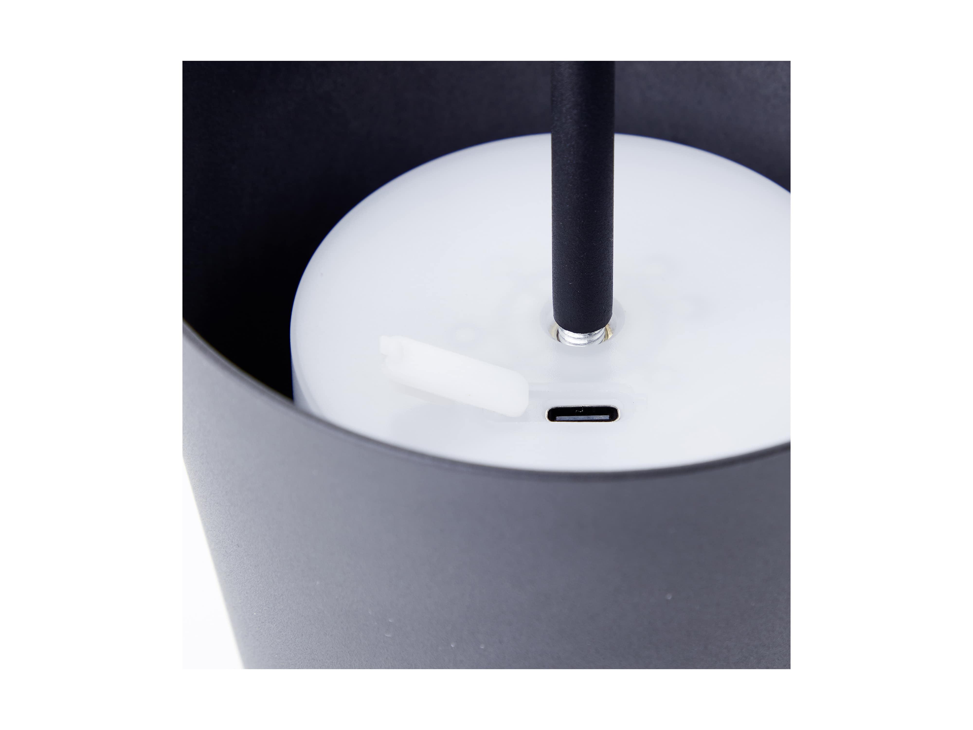 BRILLIANT LED-Akku-Tischleuchte Kaami, 2 W, 310 lm, 3000 K, schwarz, 2er Set BRILLIANT LED-Akku-Tischleuchte Kaami, 2 W, 310 lm, 3000 K, schwarz, 2er Set