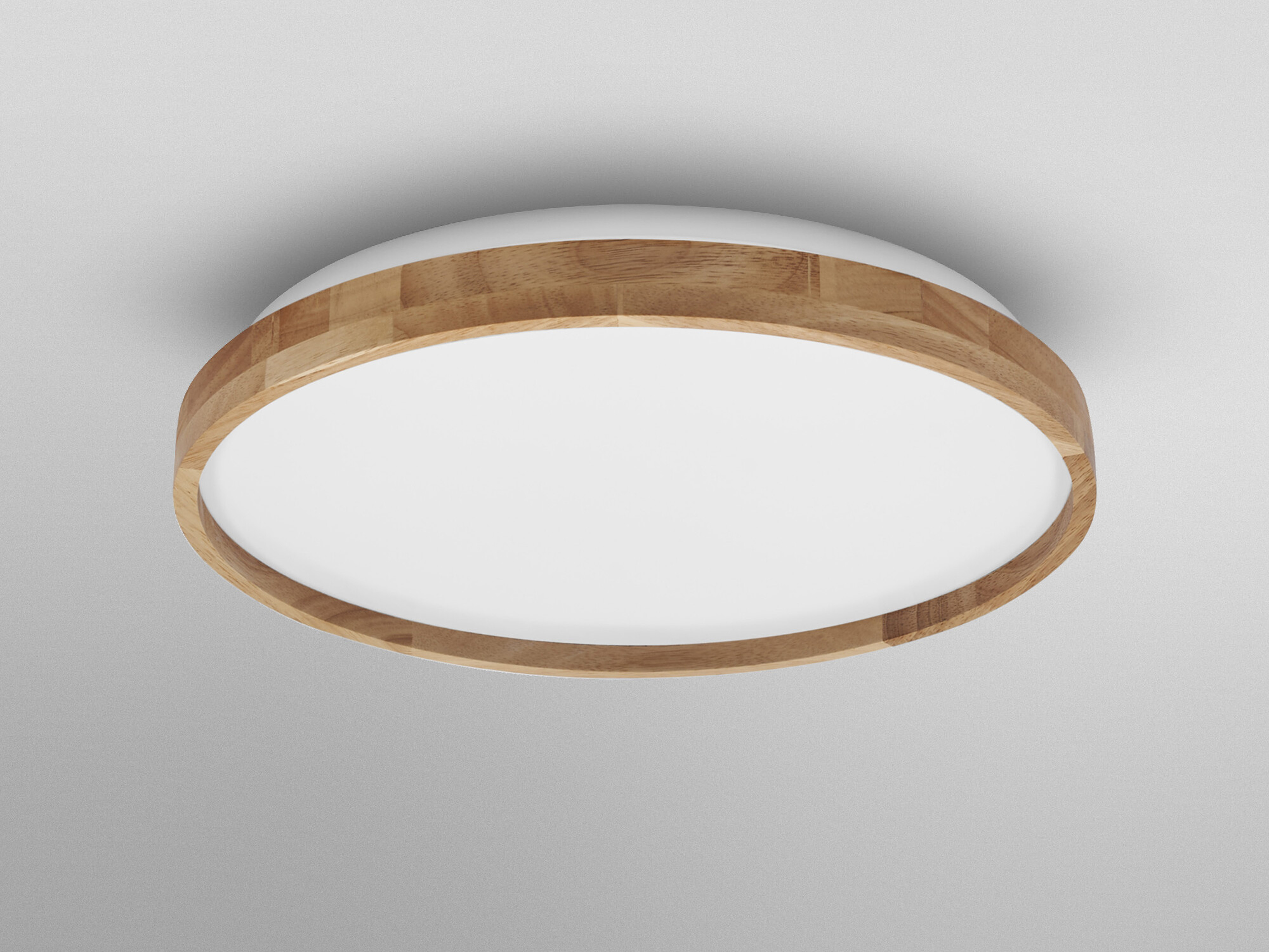 OSRAM LED-Deckenleuchte mit Holzring, 36 W, 3.000 K, Dimmbar, EEK: D, IP20, warmweiß OSRAM LED-Deckenleuchte mit Holzring, Dimmbar, 36 W, 3.000 K, EEK: D, IP20, warmweiß