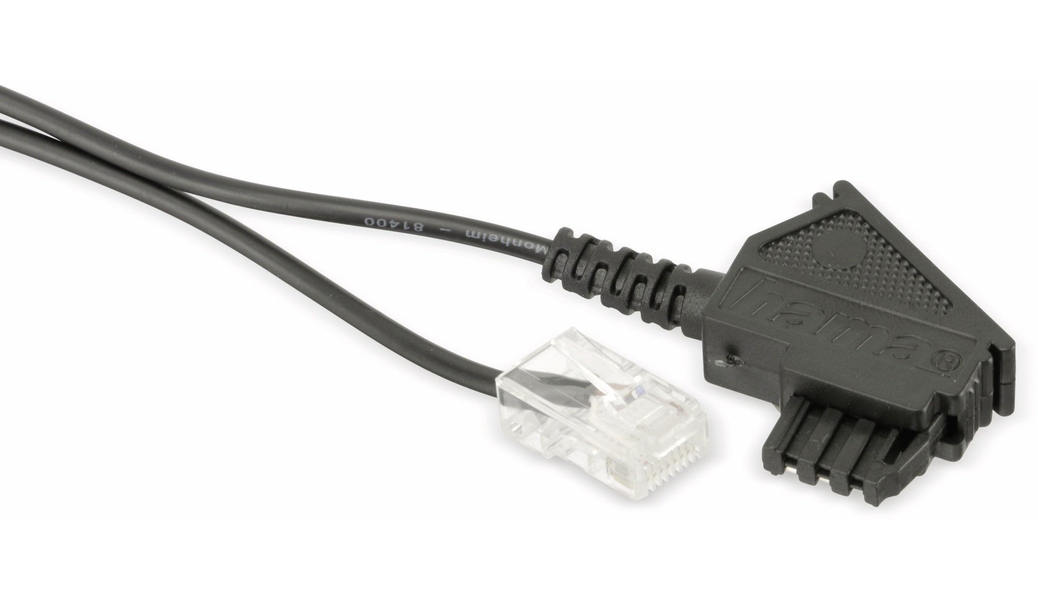 S-IMPULS DSL-Anschlusskabel TAE-F auf RJ45 8P2C, schwarz, 10 m S-IMPULS DSL-Anschlusskabel TAE-F auf RJ45 8P2C, schwarz, 10 m
