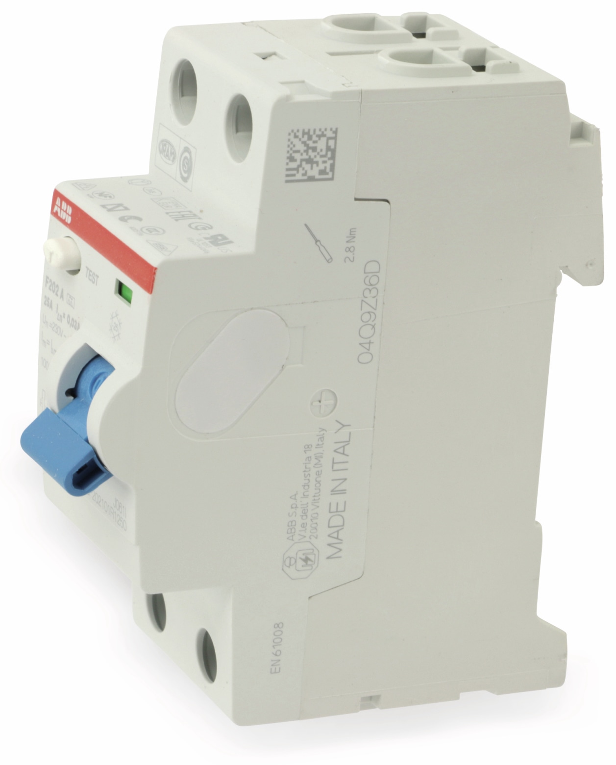 ABB Fehlerstrom-Schutzschalter F202A-25/0,03