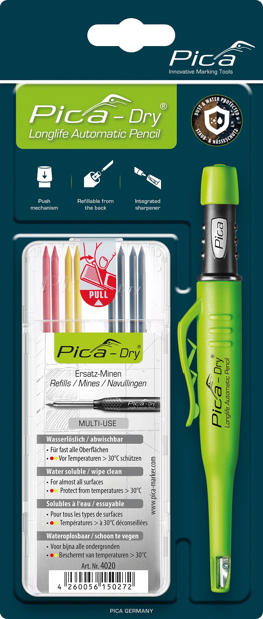 PICA Dry Tieflochmarker Bundle 30402, Basis-Set PICA Dry Tieflochmarker Bundle 30402, Basis-Set