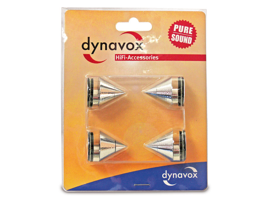 DYNAVOX Noisekiller chrom, 4 Stück DYNAVOX Noisekiller chrom, 4 Stück