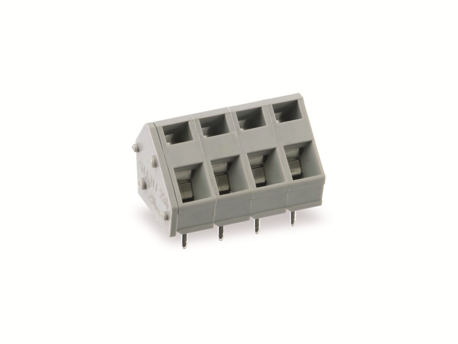 Leiterplattenklemme SUPU 256704, 4-polig, RM 5, 16 A/250 V Leiterplattenklemme SUPU 256704, 4-polig, RM 5, 16 A/250 V