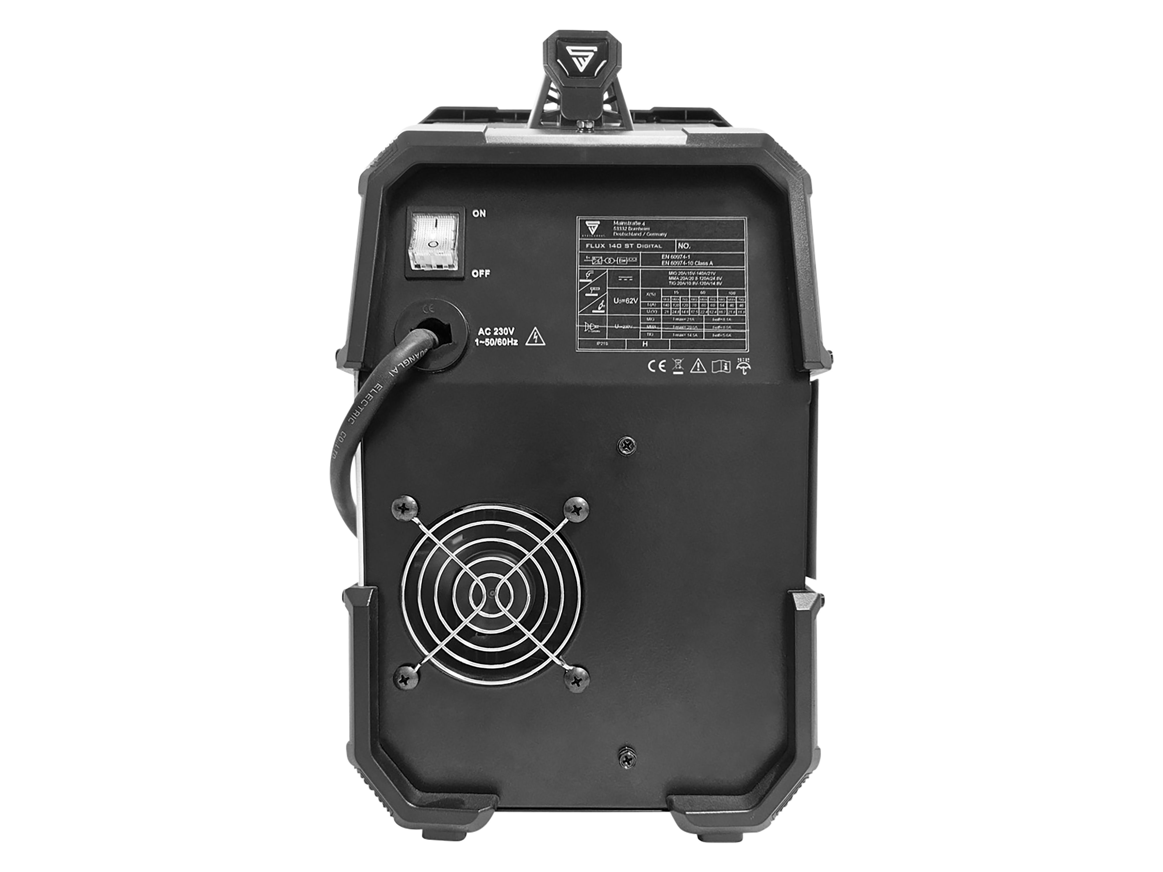 STAHLWERK Schweißgerät FLUX 140 ST Digital, 140 A, synergischem Drahtvorschub STAHLWERK Schweißgerät FLUX 140 ST Digital, 140 A, synergischem Drahtvorschub