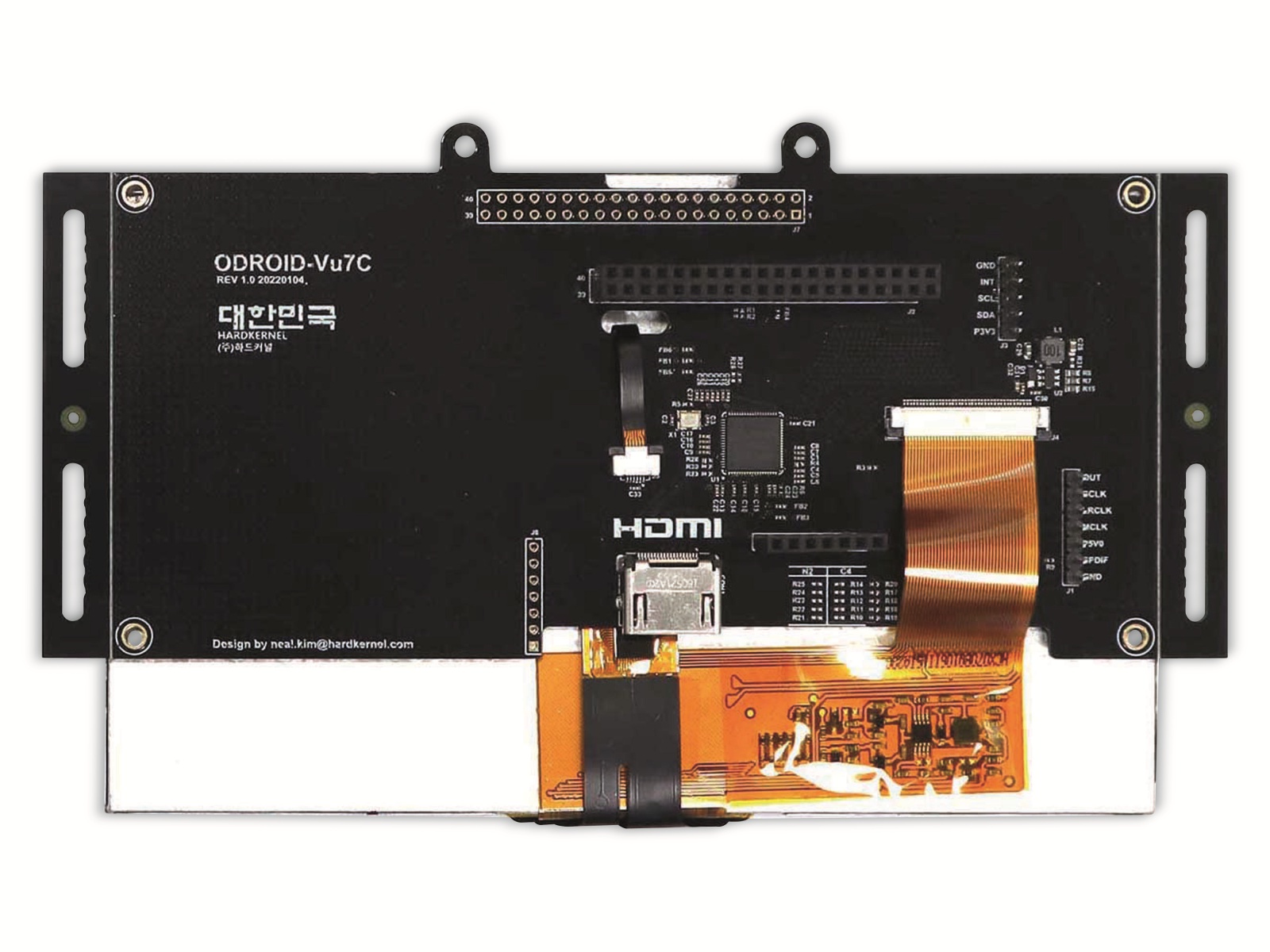 ODROID-VU7C, 17,8 cm (7") Multitouch TFT-Display mit HDMI ODROID-VU7C, 17,8 cm (7") Multitouch TFT-Display mit HDMI