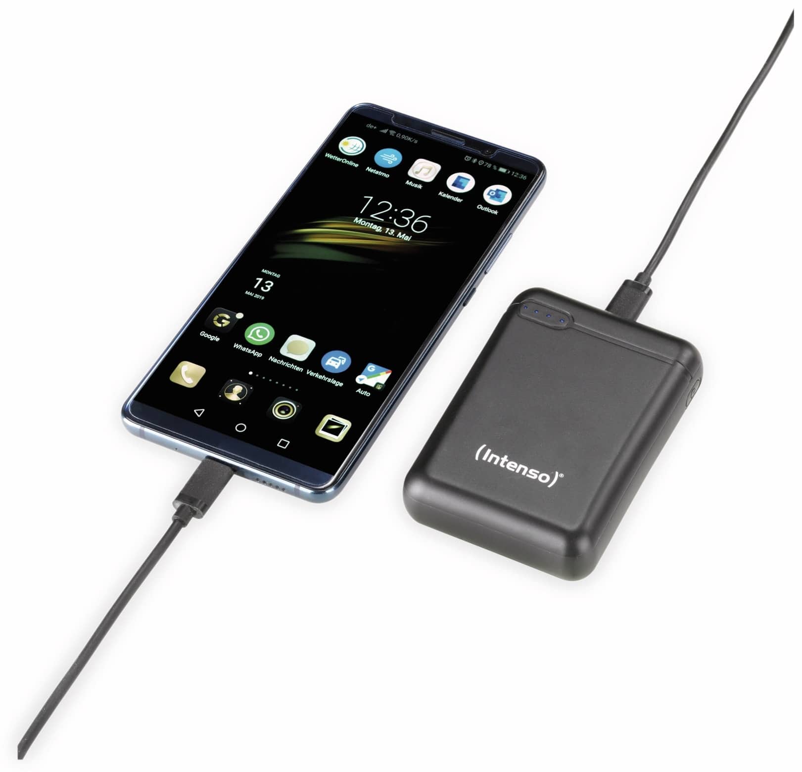 INTENSO USB Powerbank 7313530 XS 10000, 10.000 mAh, schwarz INTENSO USB Powerbank 7313530 XS 10000, 10.000 mAh, schwarz