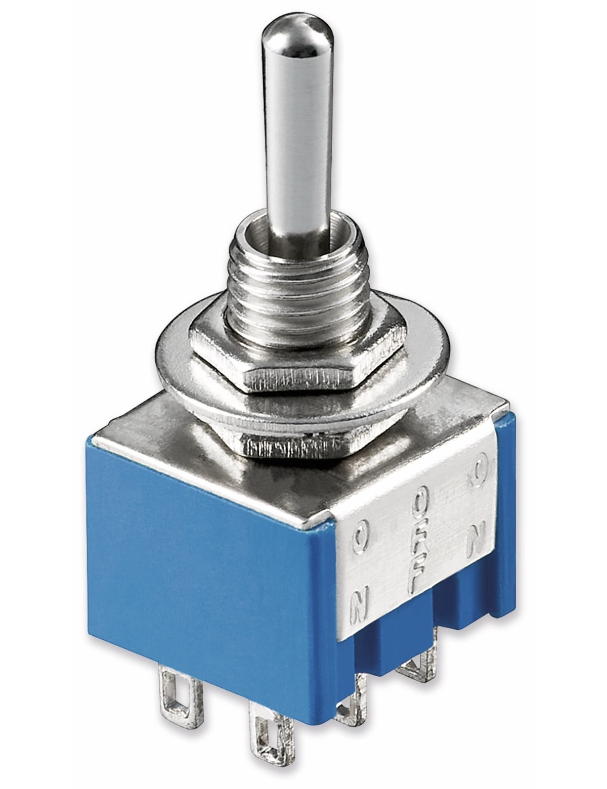 GOOBAY Kippschalter Miniatur, 250 V/AC, 3 A, 2 x EIN-AUS-EIN GOOBAY Kippschalter Miniatur, 250 V/AC, 3 A, 2 x EIN-AUS-EIN