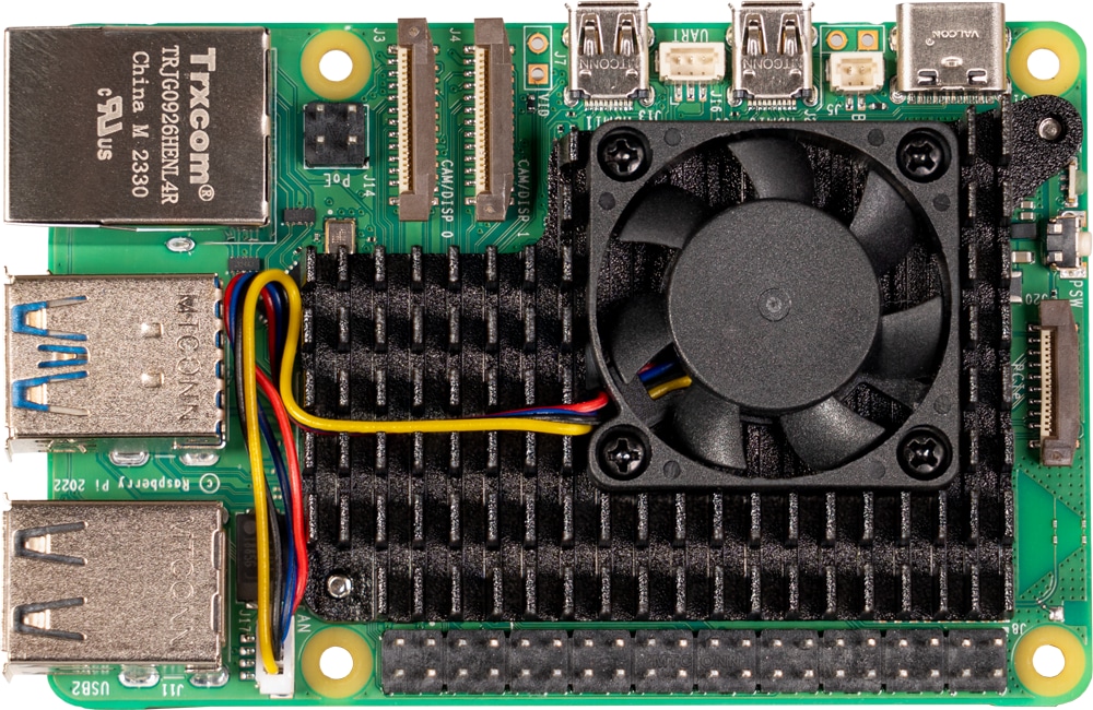 JOY-IT Aluminiumkühlkörper mit integriertem Lüfter, RB-heatsink5, für Raspberry Pi 5 JOY-IT Aluminiumkühlkörper mit integriertem Lüfter, RB-heatsink5, für Raspberry Pi 5