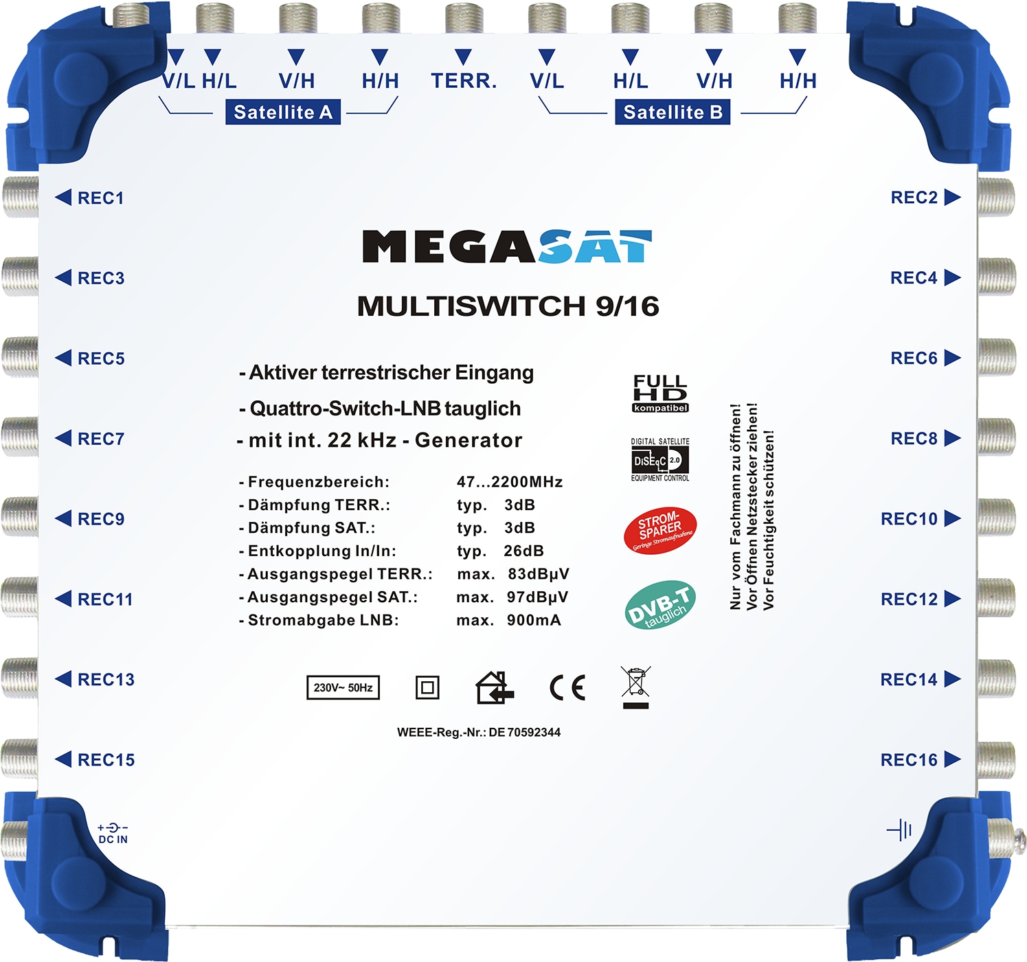 MEGASAT Multischalter 9/16 0600153 MEGASAT Multischalter 9/16 0600153