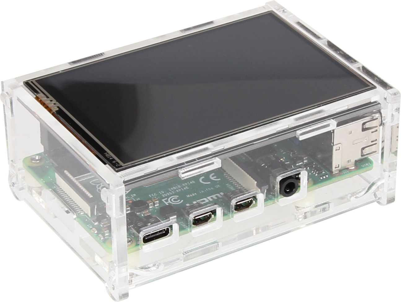 JOY-IT Acryl Gehäuse für Raspberry PI 3 & 4