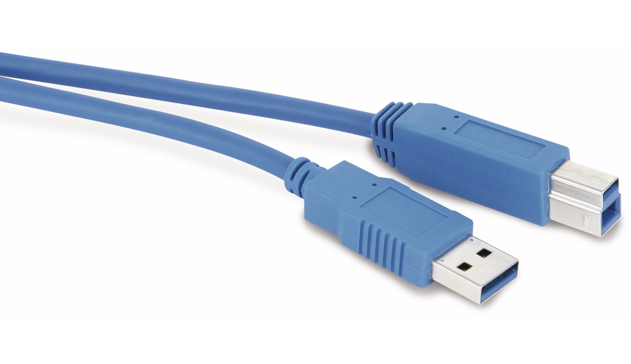 S-IMPULS USB3.0 Anschlusskabel, A/B, 1,8 m, blau S-IMPULS USB3.0 Anschlusskabel, A/B, 1,8 m, blau