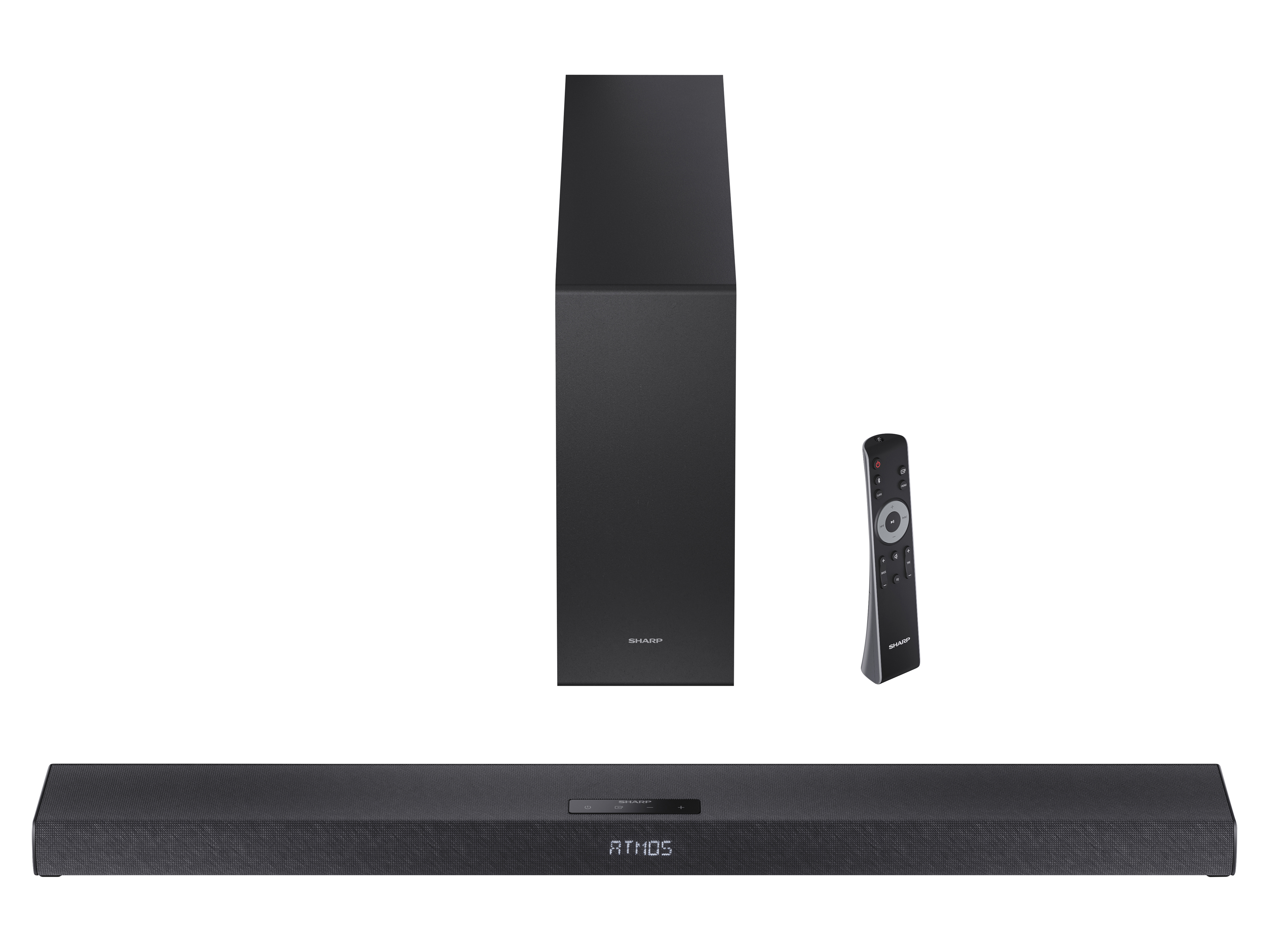 SHARP Soundbar HT-SBW320, 2.1-Kanal, Ultraflach, Dolby Atmos, DTS Virtual:X, Wireless Subwoofer, Bluetooth, Schwarz SHARP Soundbar HT-SBW320, 2.1-Kanal, Ultraflach, Dolby Atmos, DTS Virtual:X, Wireless Subwoofer, Bluetooth, Schwarz
