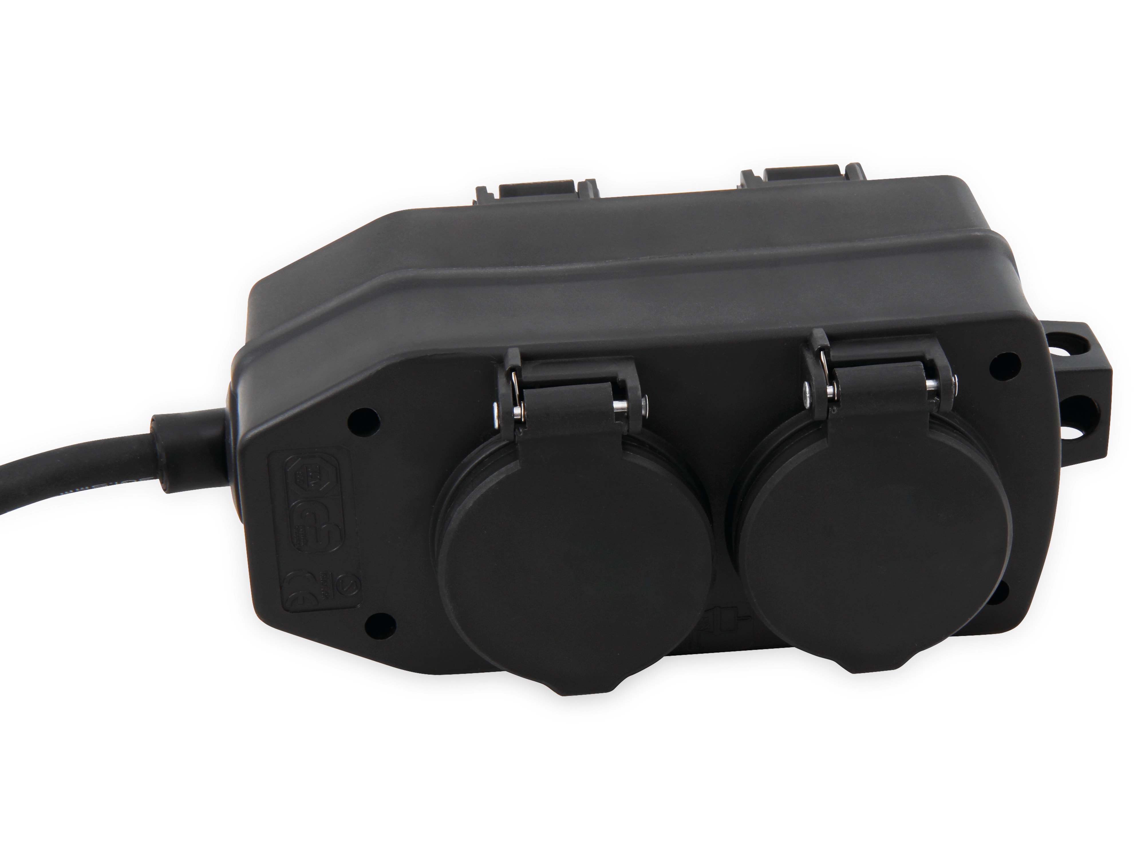 MCPOWER Steckdosenblock, 4-fach, IP44, Außenbereich, 3 m Zuleitung MCPOWER Steckdosenblock, 4-fach, IP44, Außenbereich, 3 m Zuleitung