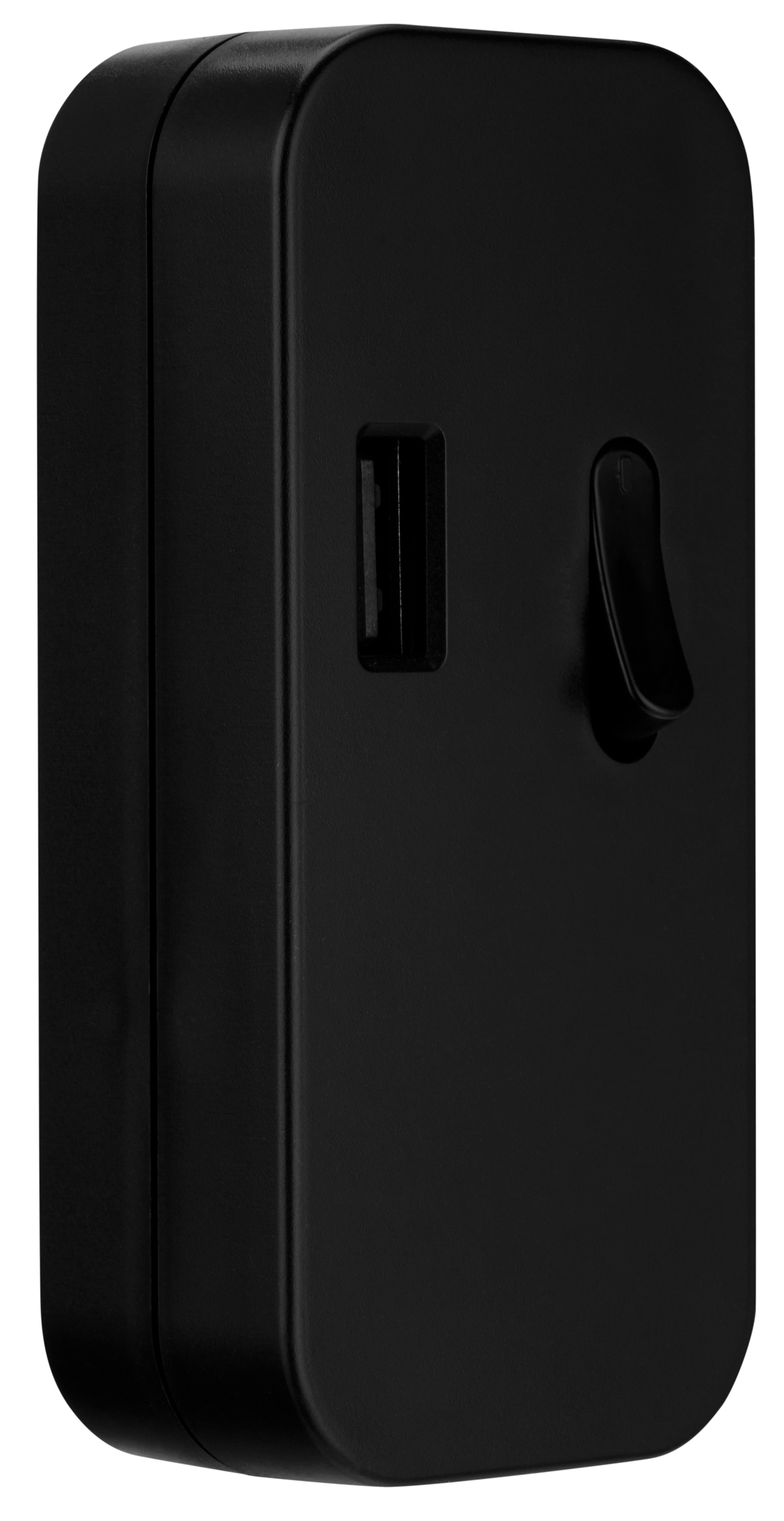 REV Schnur-Zwischenschalter 0033050512, mit USB-A, schwarz REV Schnur-Zwischenschalter 0033050512, mit USB-A, schwarz