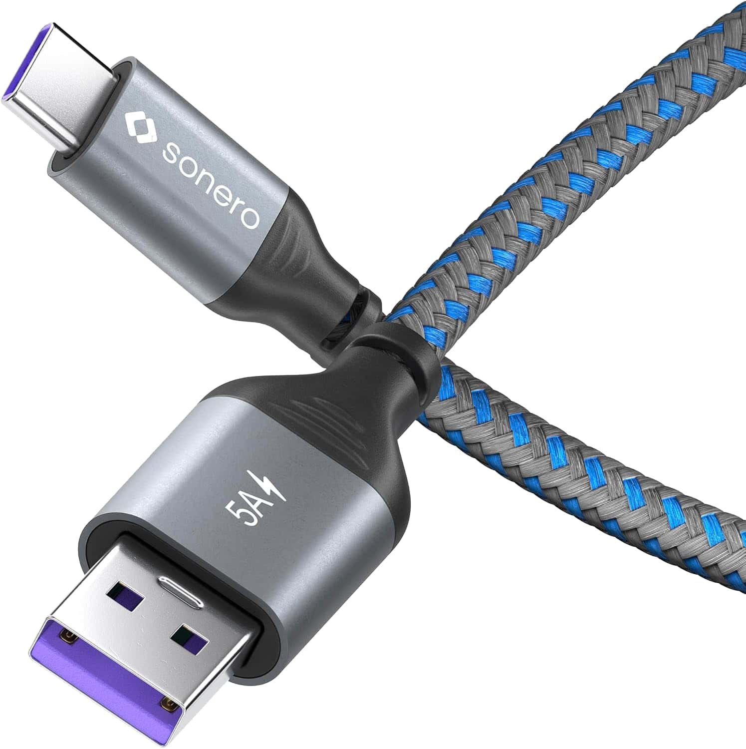 SONERO USB 2.0 Kabel SPC-U110-005 A/C 0,5m grau-schwarz
