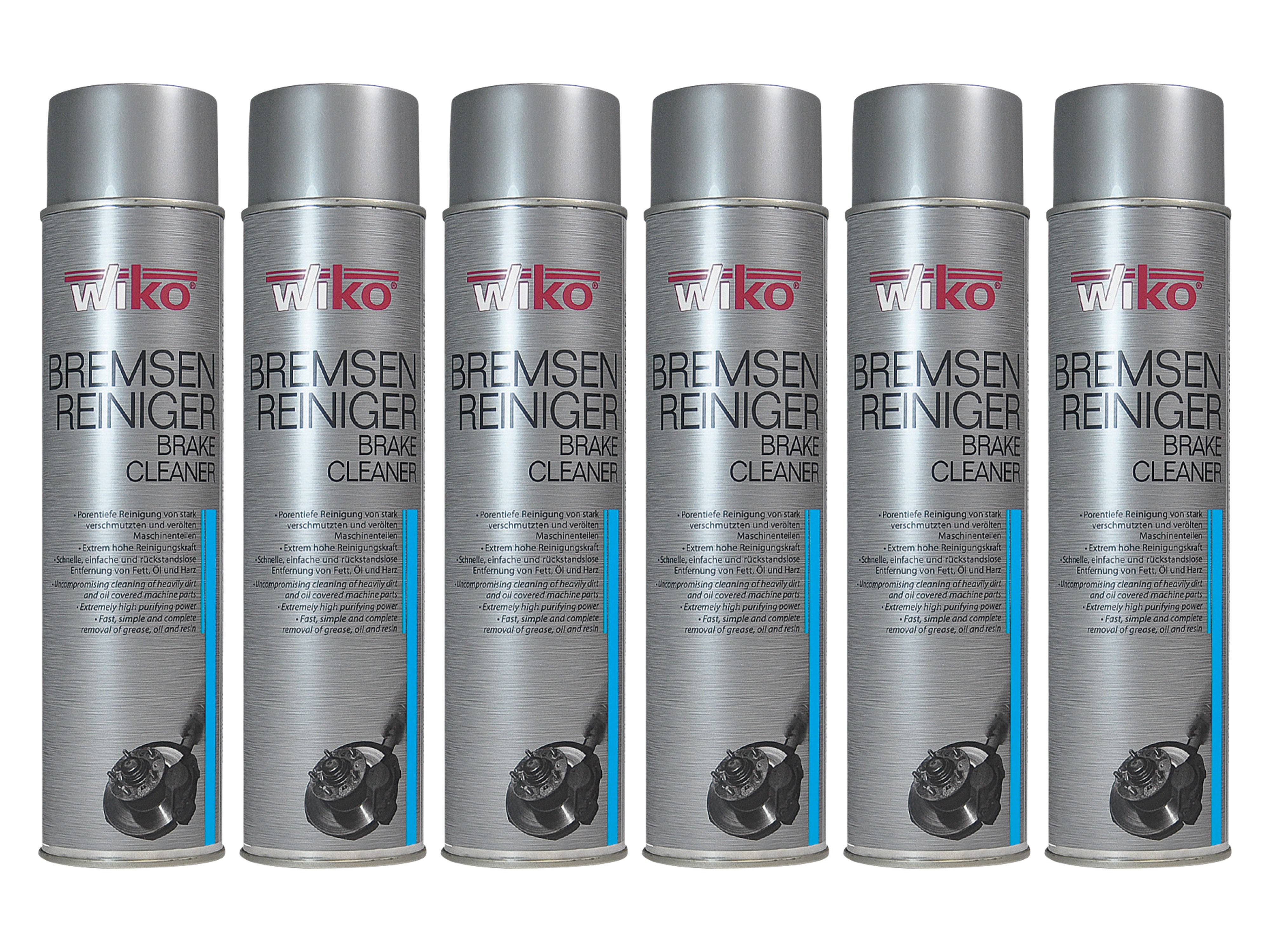 WIKO Bremsenreiniger-Spray, 600 ml, 6 Stück WIKO Bremsenreiniger-Spray, 600 ml, 6 Stück
