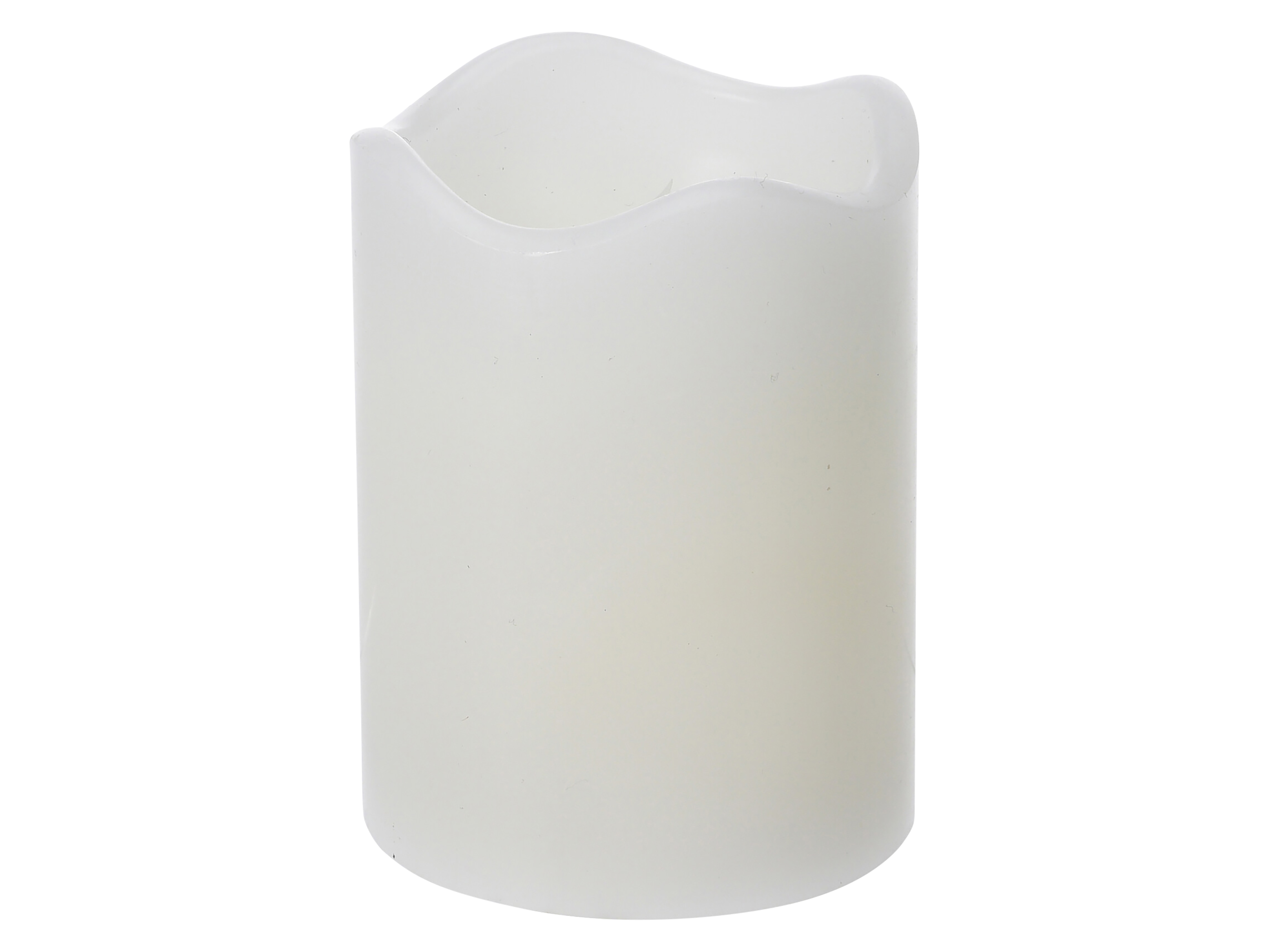 LED-Kerze mit Timerfunktion, weiß, 7x9cm KOOPMAN LED-Kerze mit Timerfunktion, weiß, 7x9cm