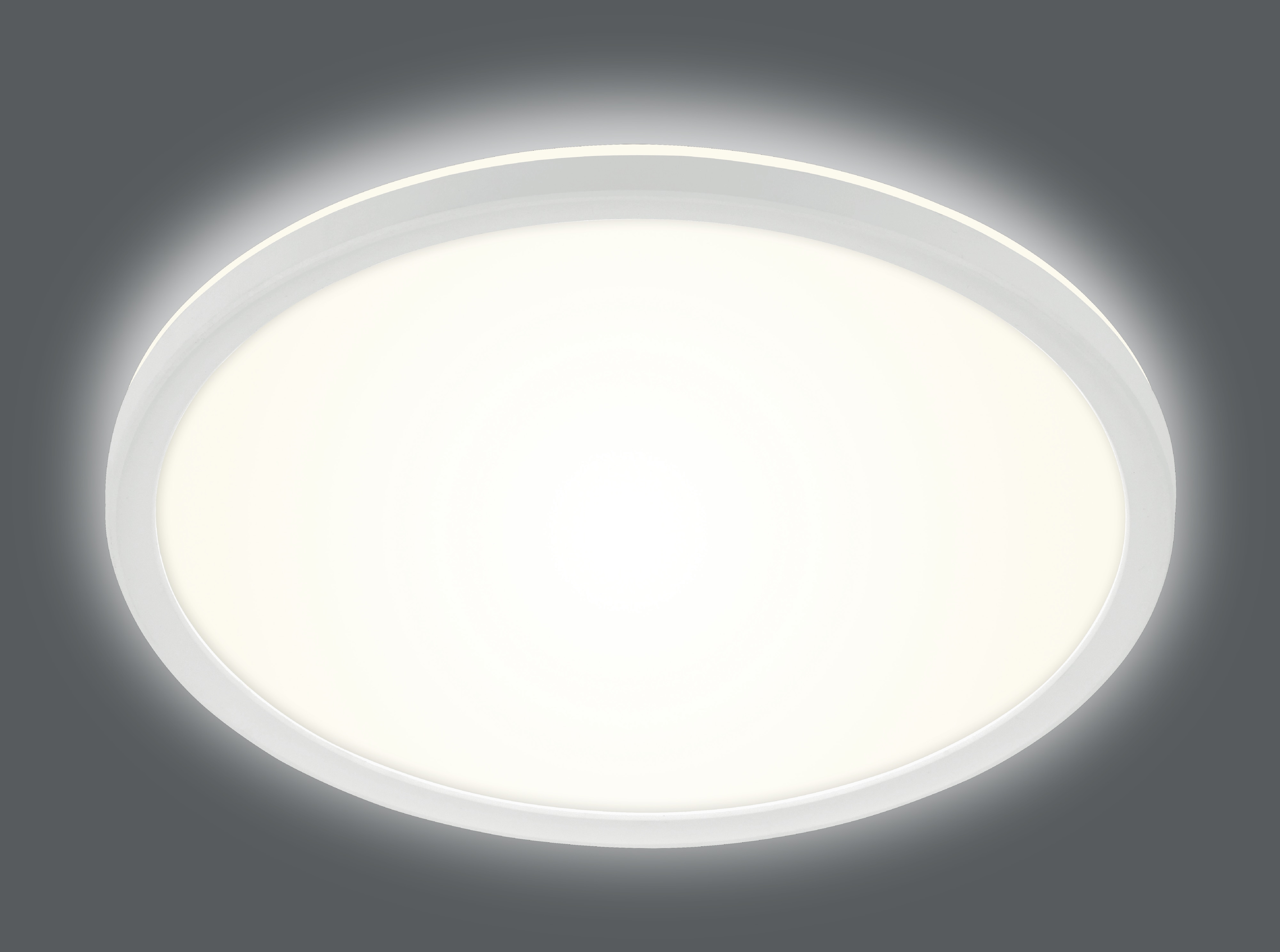 BLULAXA LED-Deckenleuchte, 18W, 3000K, 2200lm, warmweiß, IP20, weiß