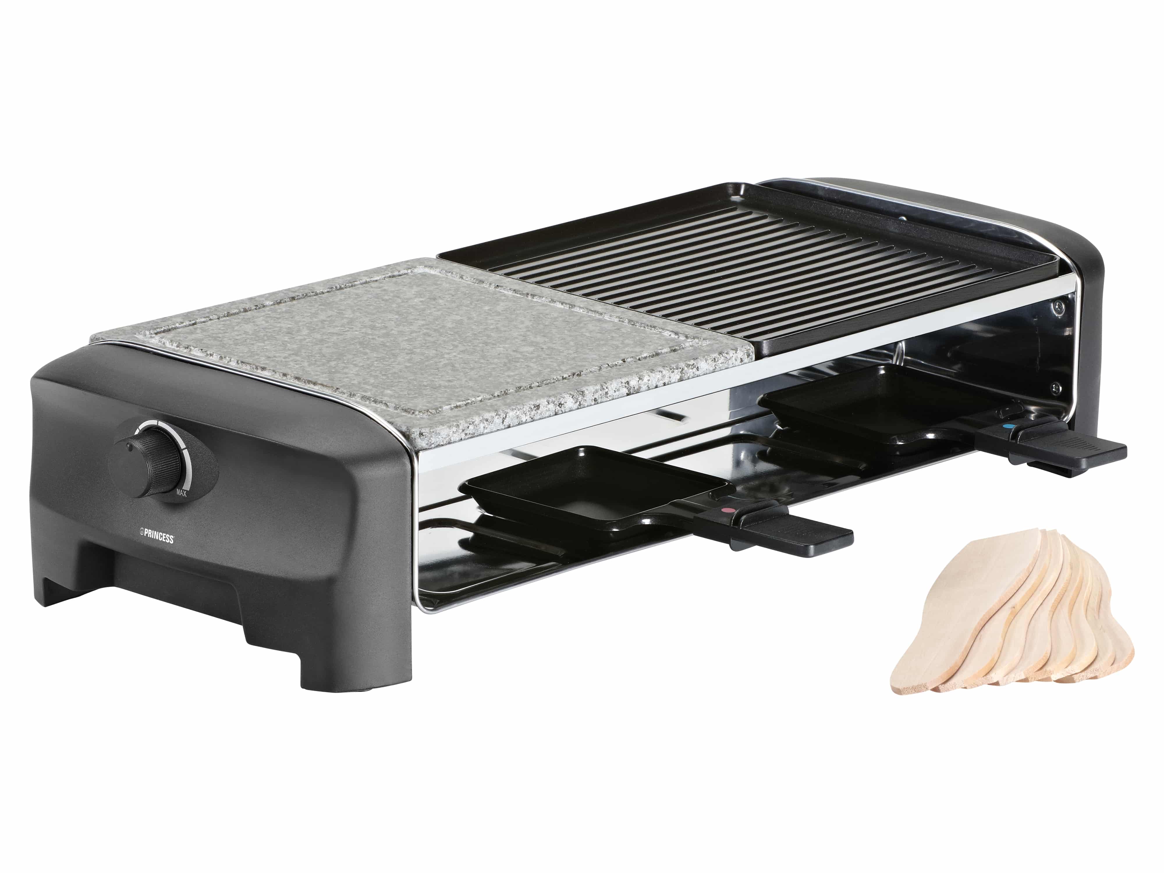 PRINCESS Raclette Grill 162820, Stone & Grill, 8 Personen, 1300 W PRINCESS Raclette Grill 162820, Stone & Grill, 8 Personen, 1300 W