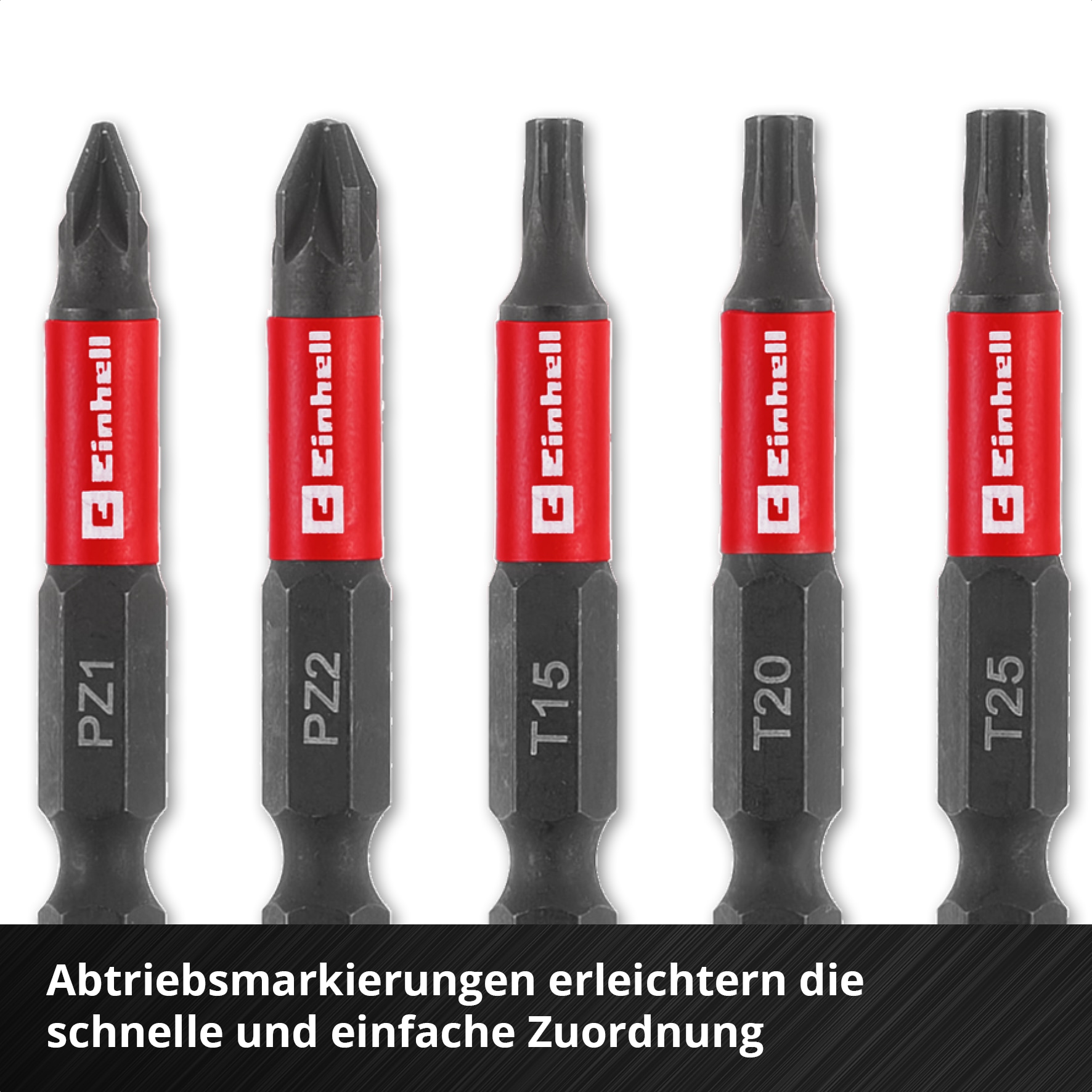 EINHELL Impact-Bit-Set, 118633, Karabiner, 10-teilig EINHELL Impact-Bit-Set, 118633, Karabiner, 10-teilig