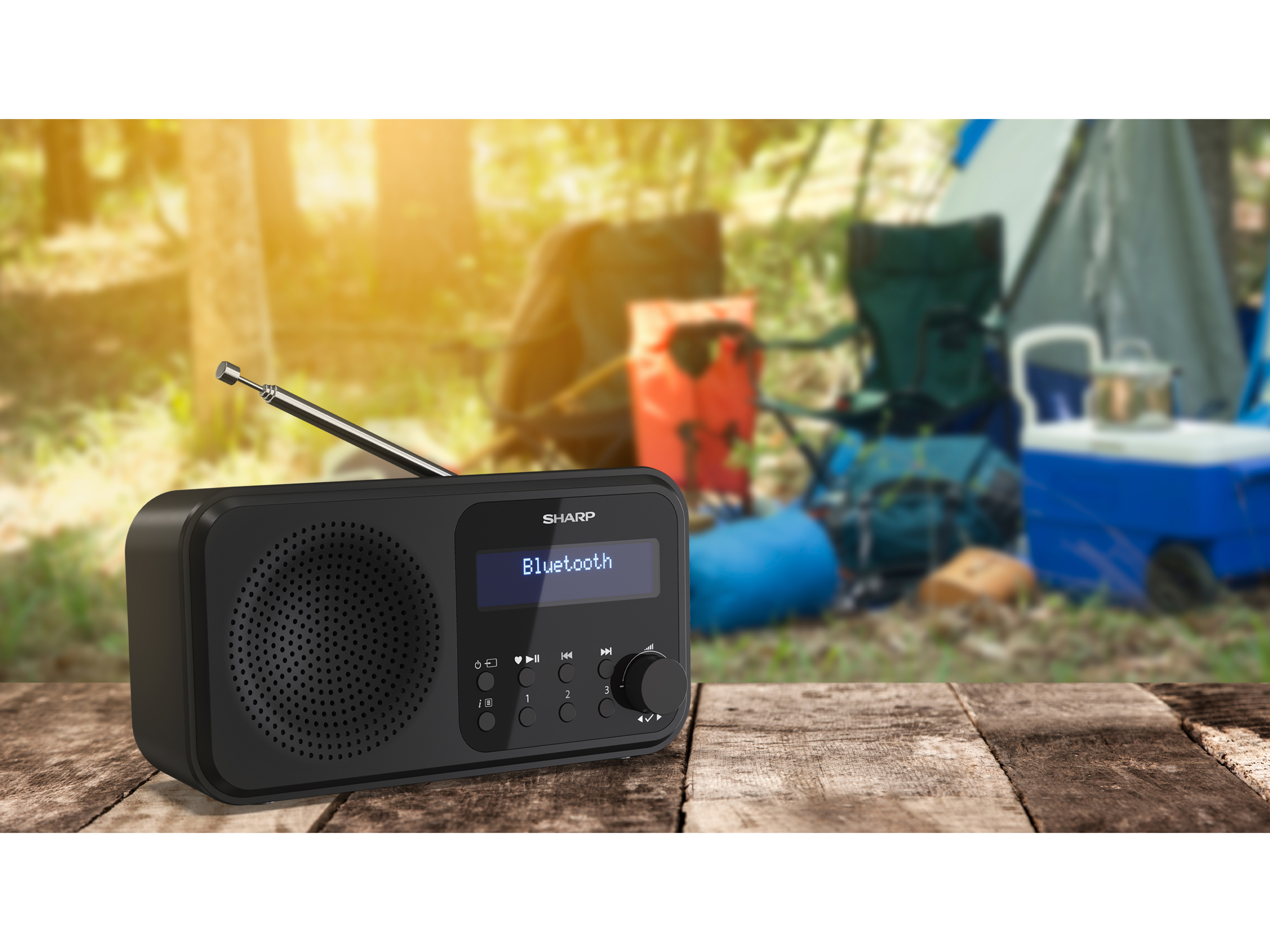 SHARP Digitalradio-tragbar DR-P420, schwarz, DAB+, Bluetooth, USB SHARP Digitalradio-tragbar DR-P420, schwarz, DAB+, Bluetooth, USB