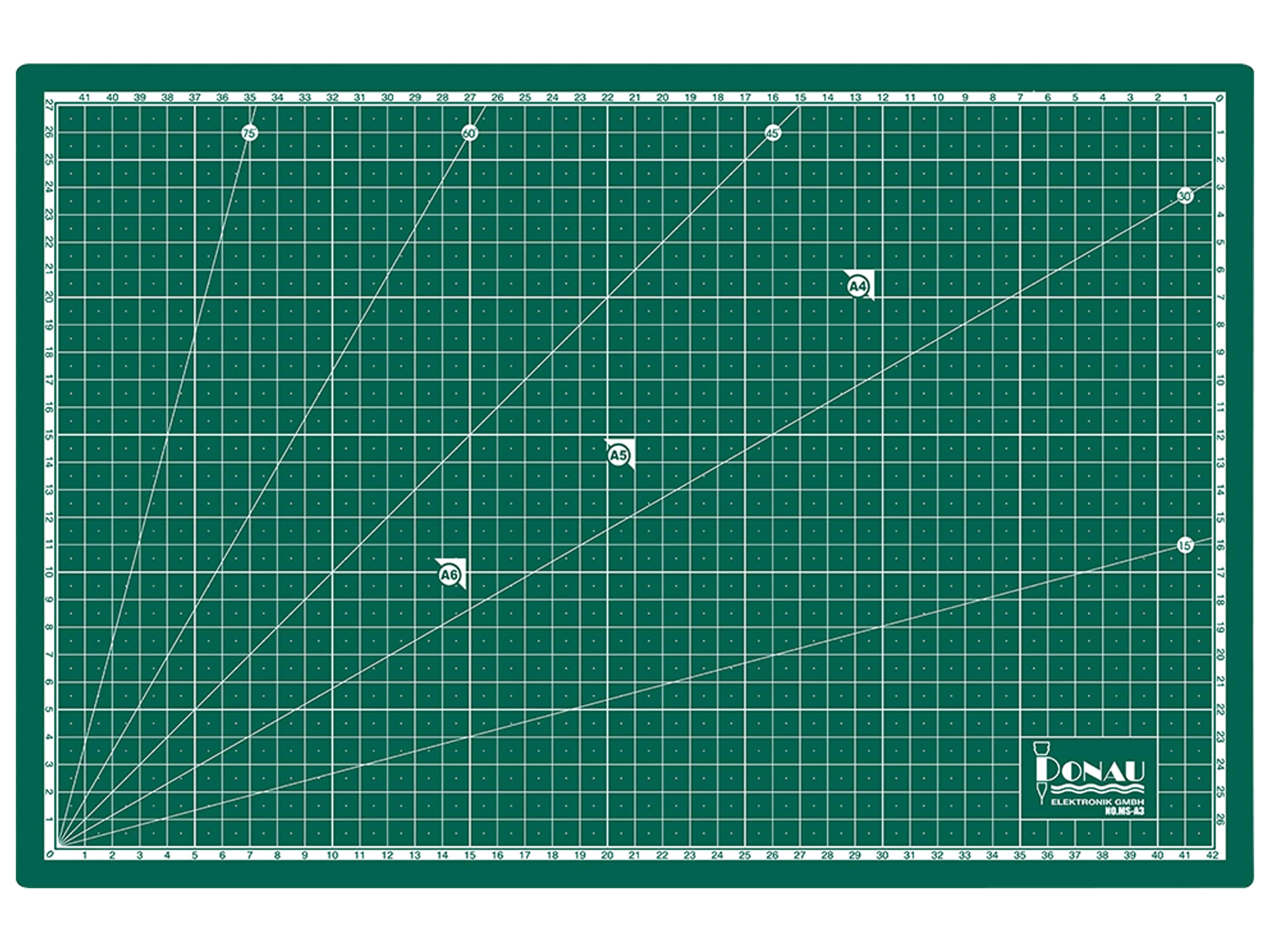 DONAU ELEKTRONIK Selbstheilende Schneidematte, A3 (450x300x3 mm), MS-A3 DONAU ELEKTRONIK Selbstheilende Schneidematte, A3 (450x300x3 mm), MS-A3