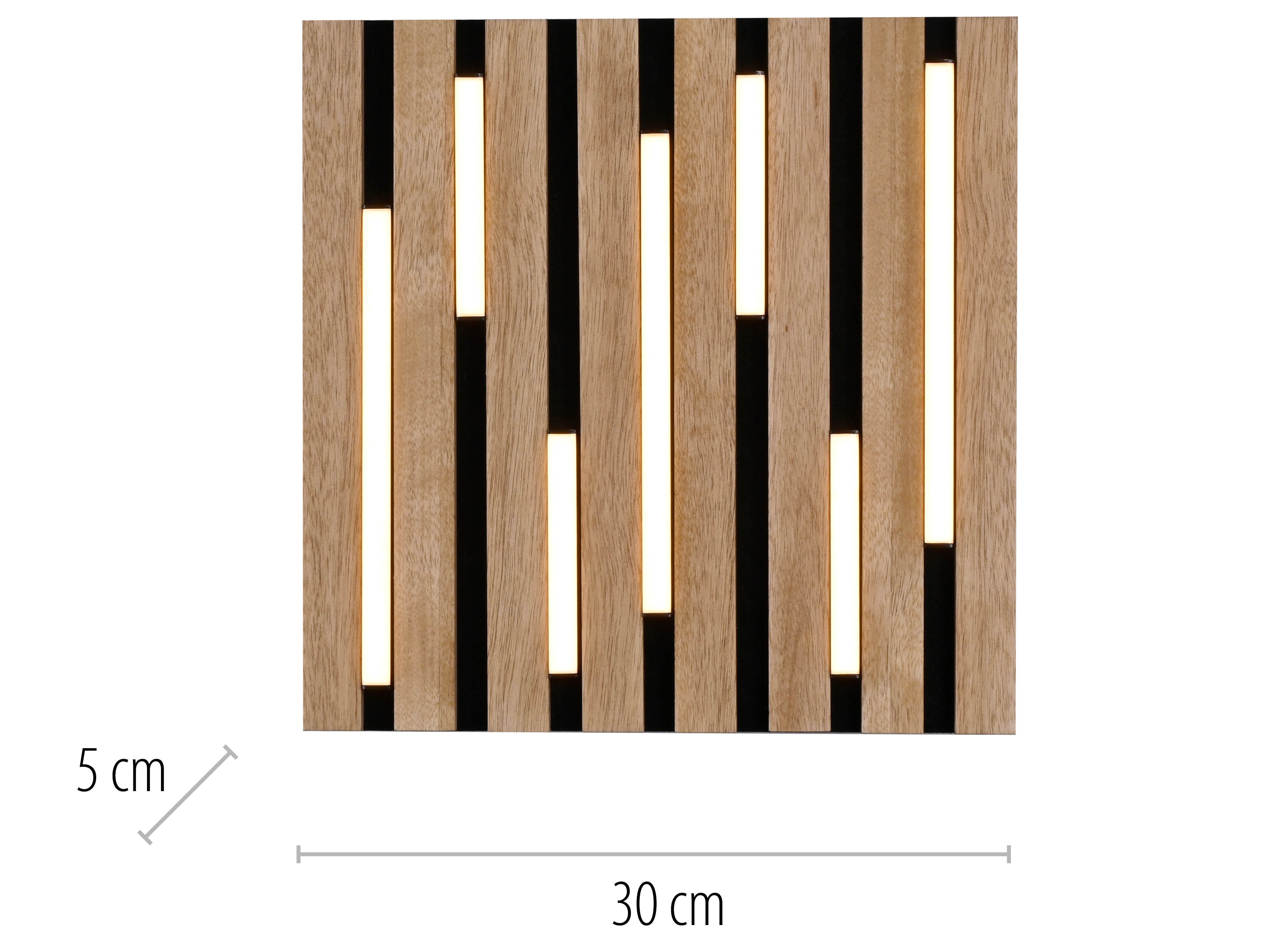 JUST LIGHT LED-Deckenleuchte 15590-79, 10W, 3000K, 1450lm, warmweiß, IP20, Holz/schwarz JUST LIGHT LED-Deckenleuchte 15590-79, 10W, 3000K, 1450lm, warmweiß, IP20, Holz/schwarz